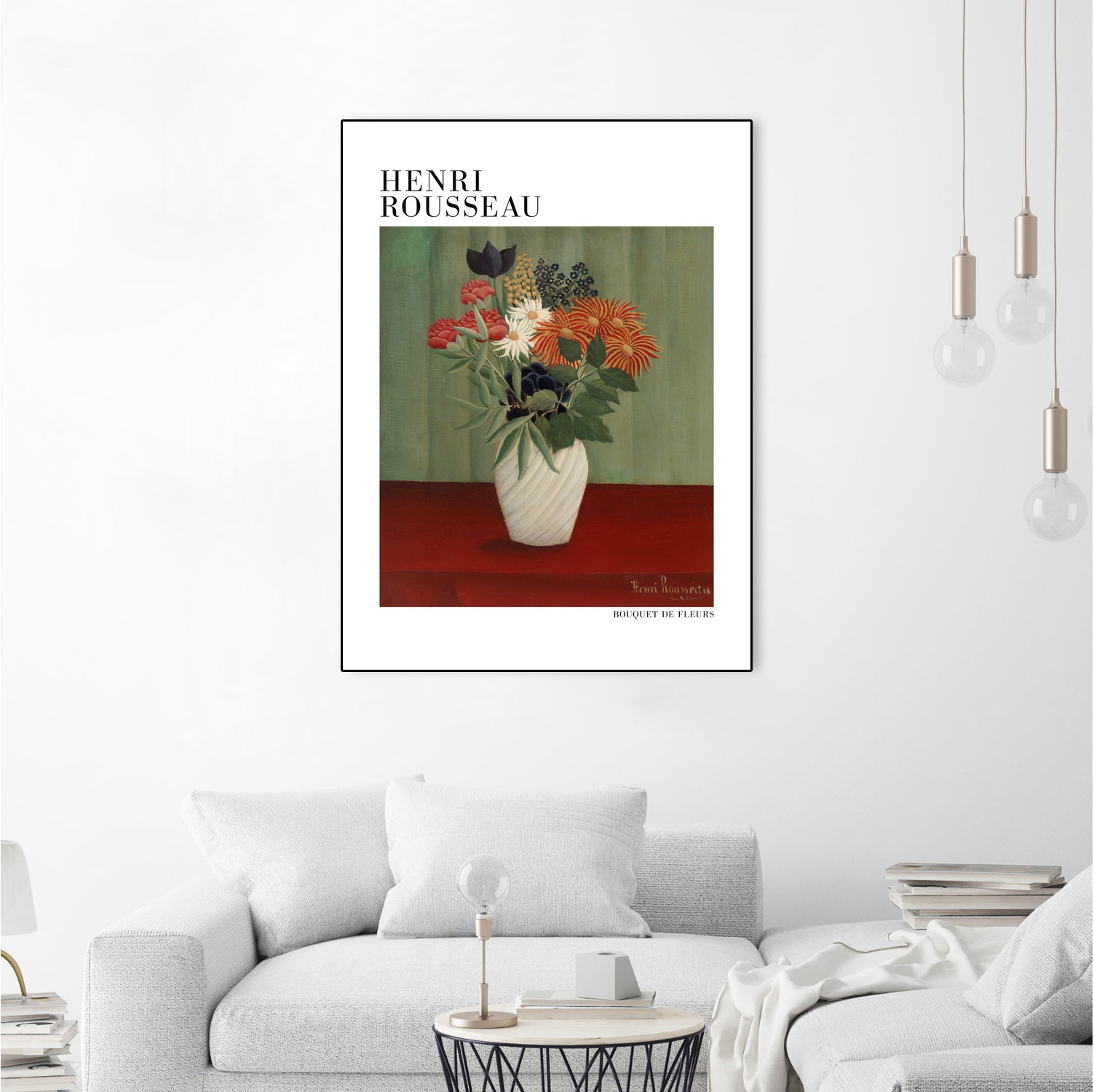 Bouquet De Fleurs by Henri Rousseau on GIANT ART - flower flowers and plants flower