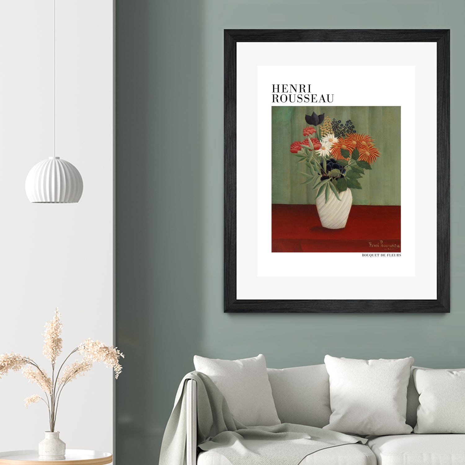 Bouquet De Fleurs by Henri Rousseau on GIANT ART - flower flowers and plants flower