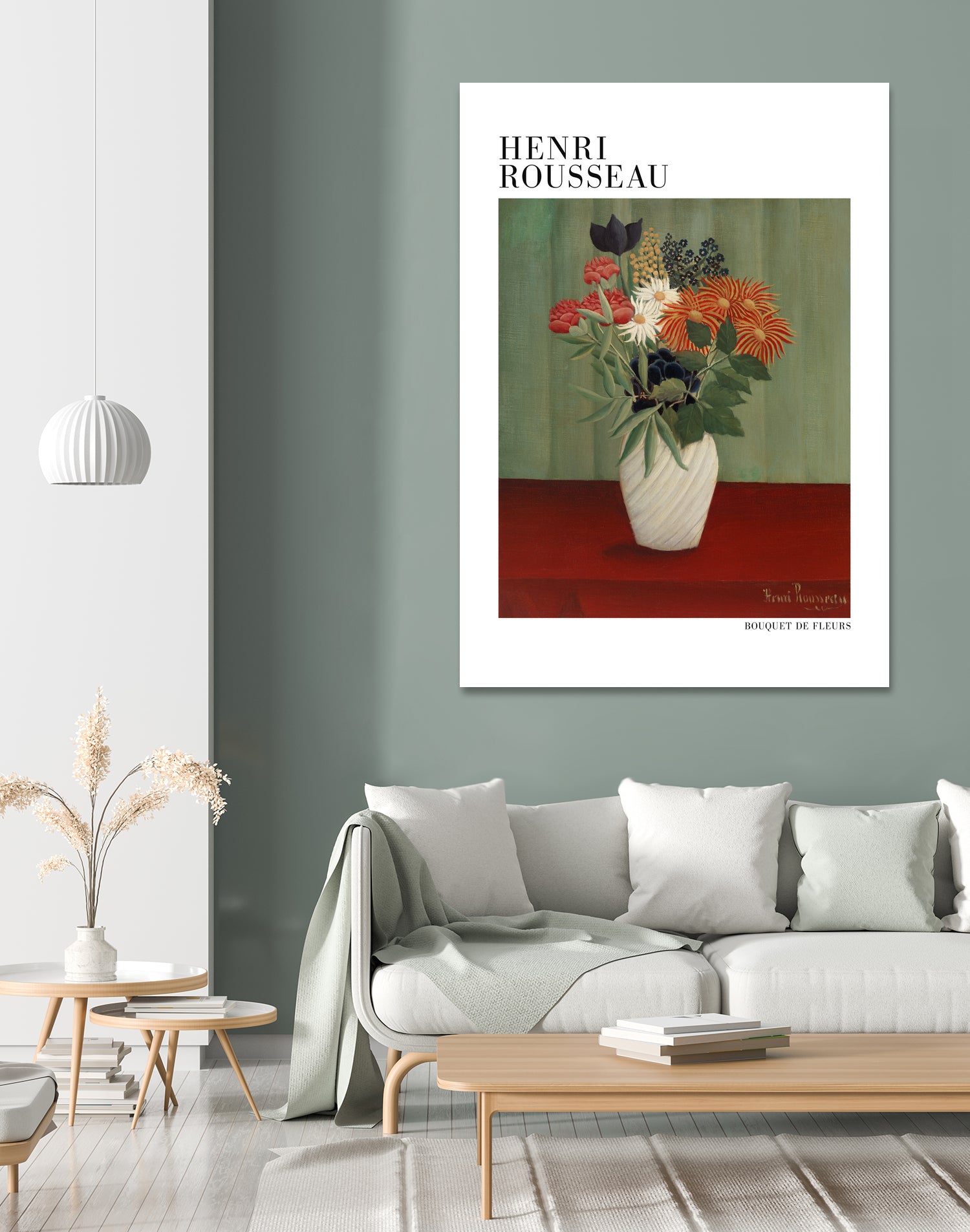 Bouquet De Fleurs by Henri Rousseau on GIANT ART - flower flowers and plants flower