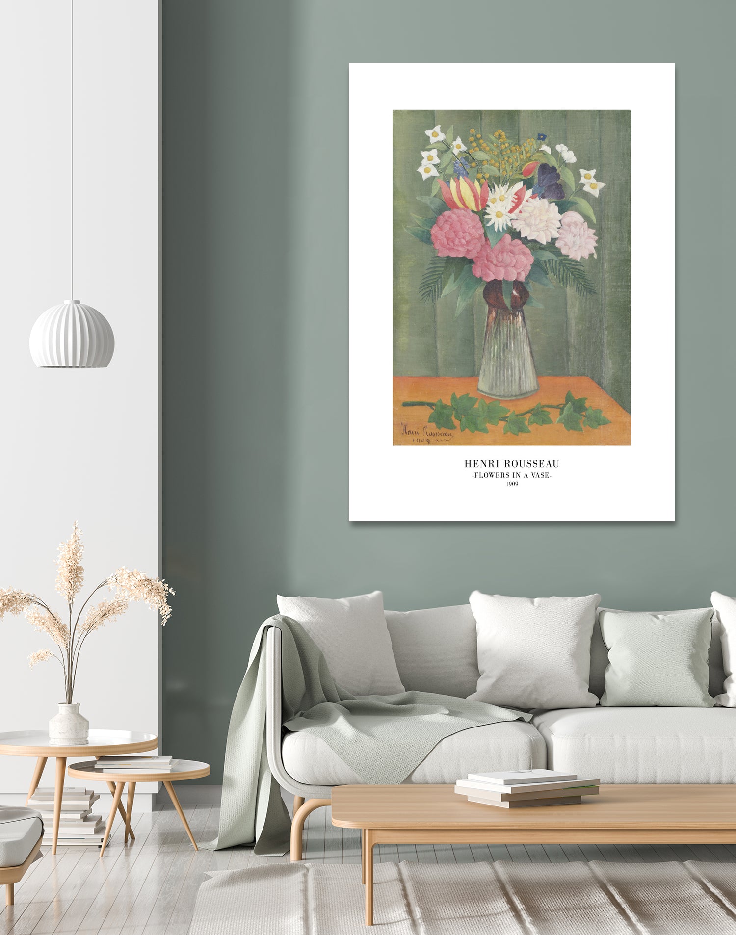 Flowers In a Vase by Henri Rousseau on GIANT ART - henri rousseau flowers and plants henri rousseau