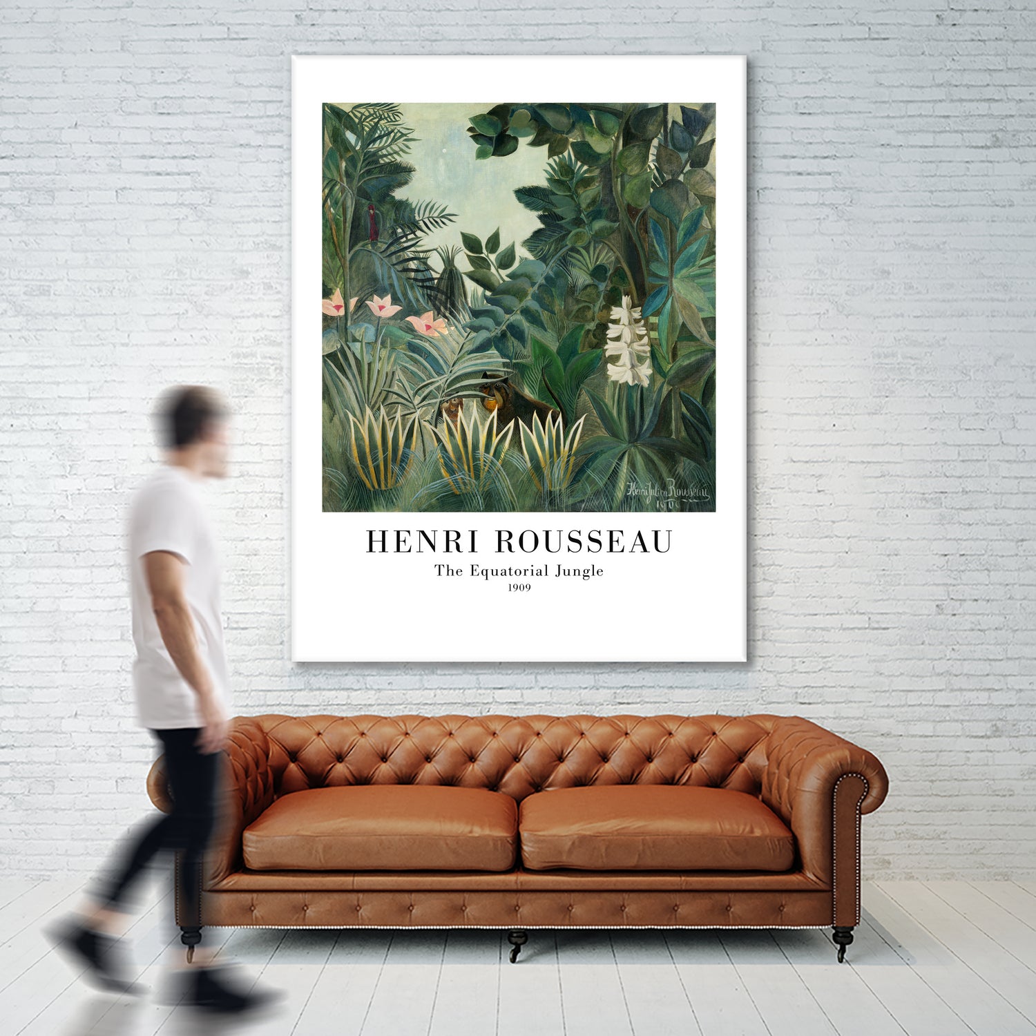 The Equatorial Jungle by Henri Rousseau on GIANT ART - henri rousseau nature and landscapes henri rousseau