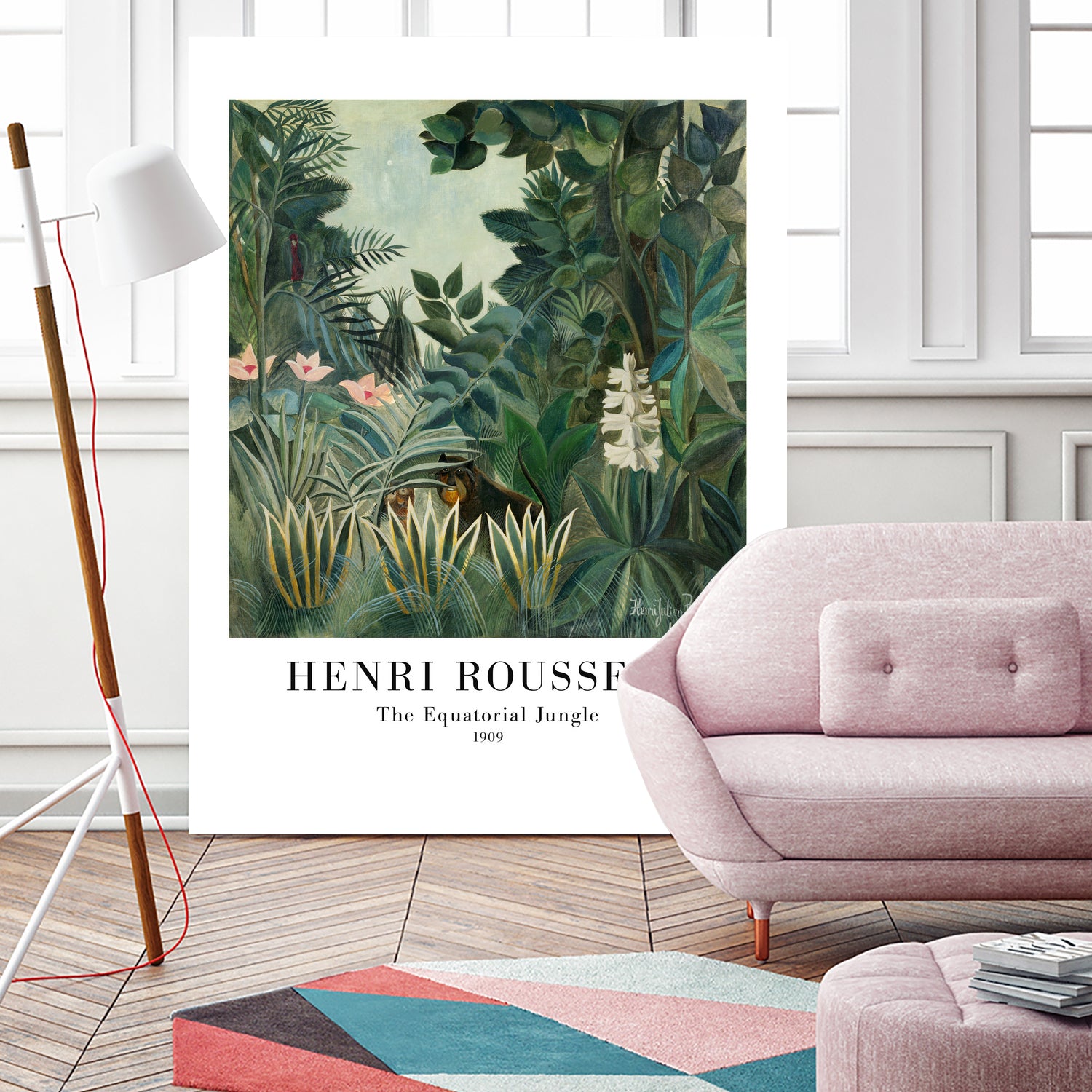 The Equatorial Jungle by Henri Rousseau on GIANT ART - henri rousseau nature and landscapes henri rousseau