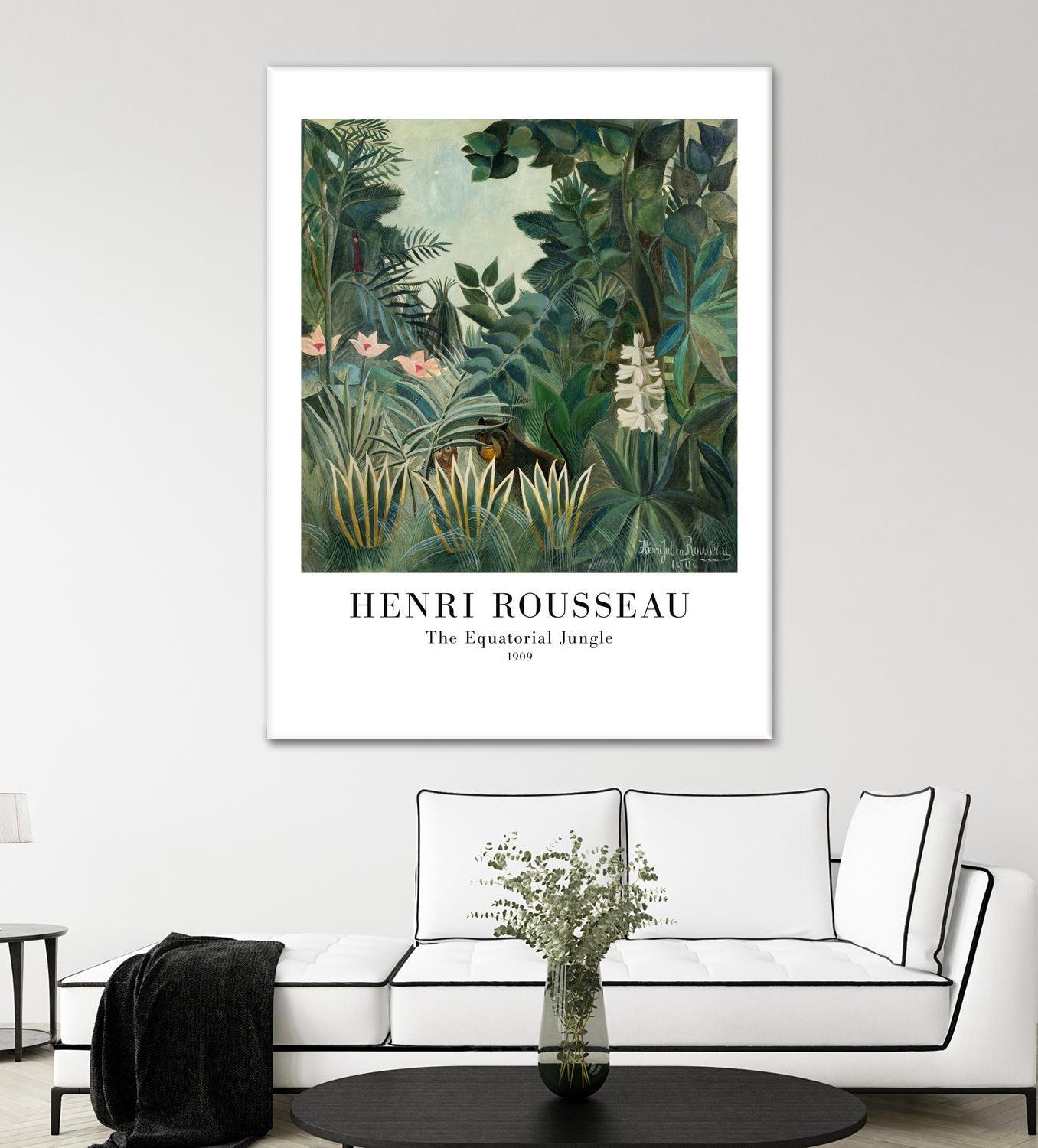 The Equatorial Jungle by Henri Rousseau on GIANT ART - henri rousseau nature and landscapes henri rousseau