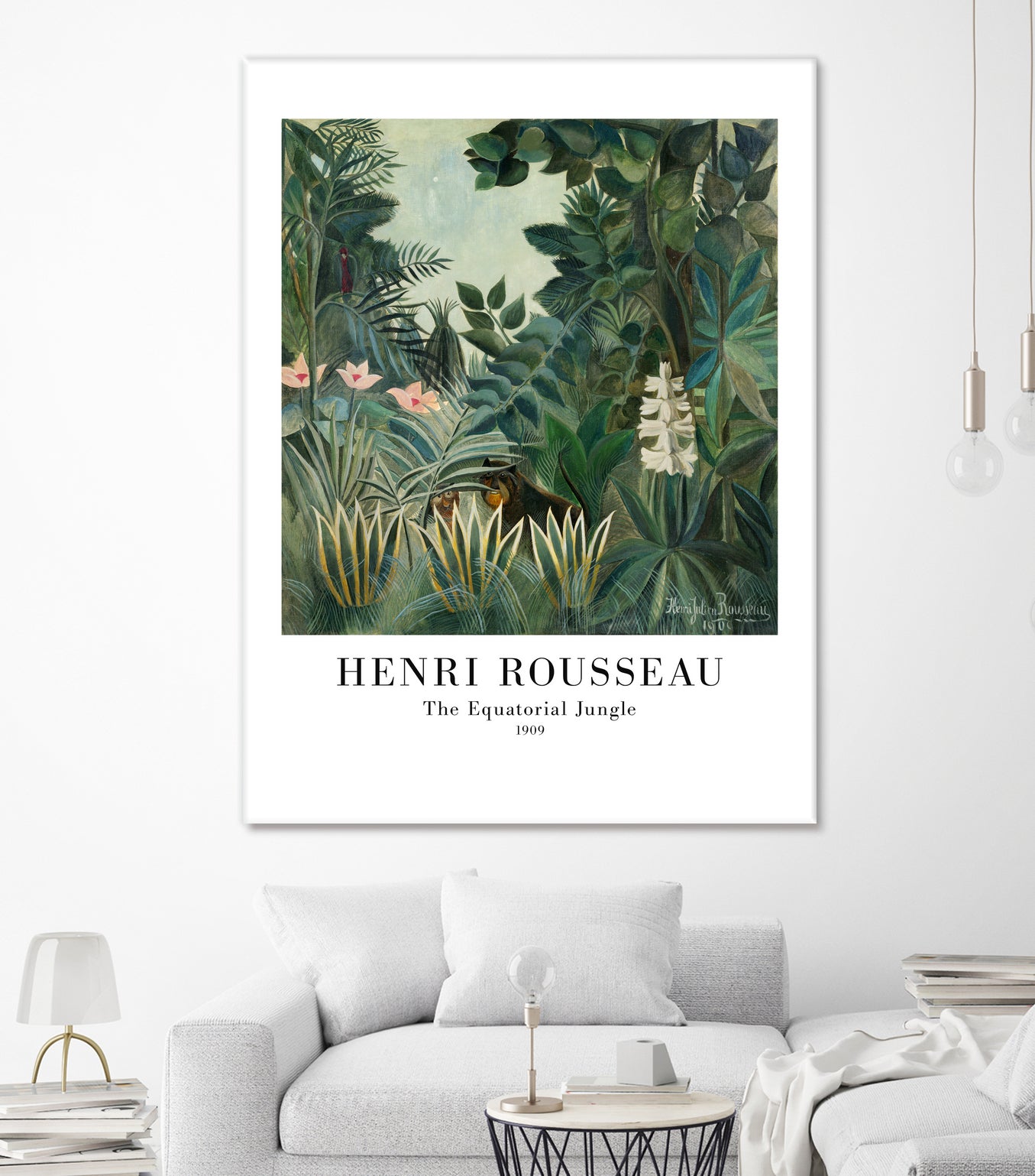 The Equatorial Jungle by Henri Rousseau on GIANT ART - henri rousseau nature and landscapes henri rousseau