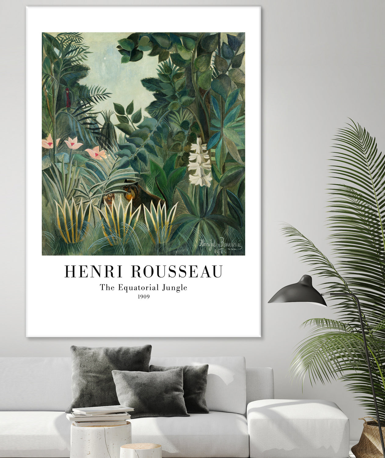 The Equatorial Jungle by Henri Rousseau on GIANT ART - henri rousseau nature and landscapes henri rousseau