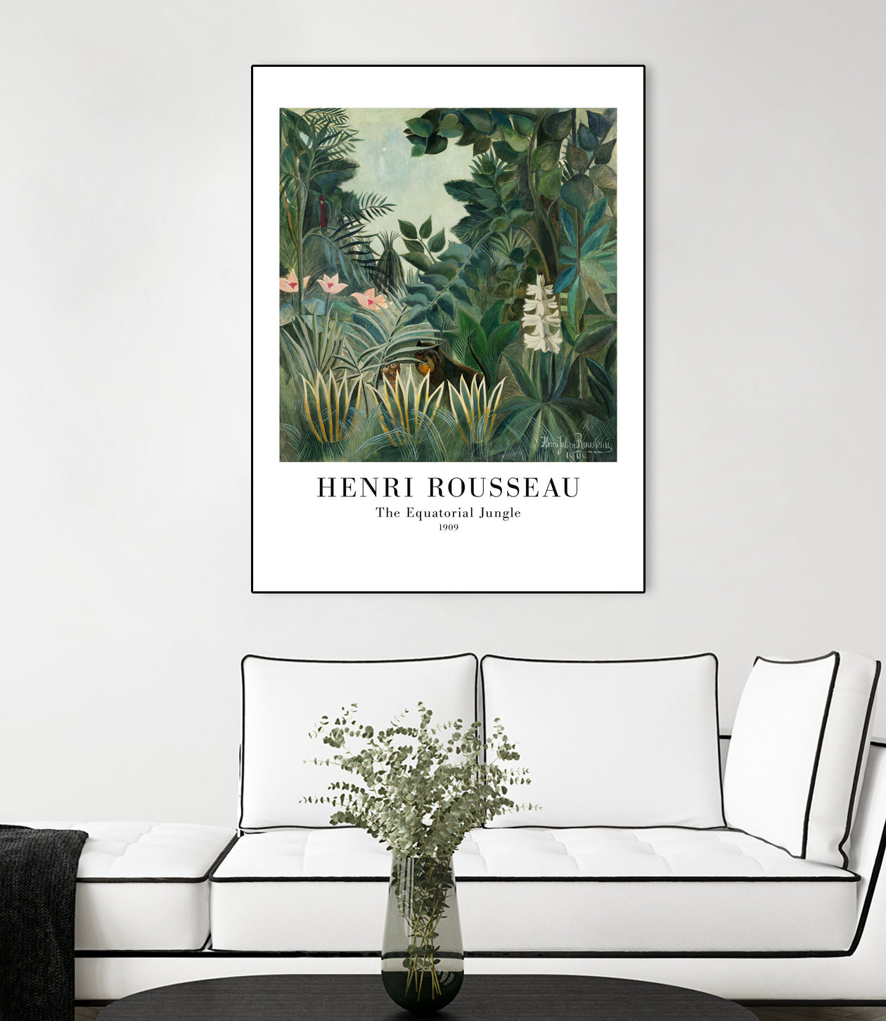 The Equatorial Jungle by Henri Rousseau on GIANT ART - henri rousseau nature and landscapes henri rousseau