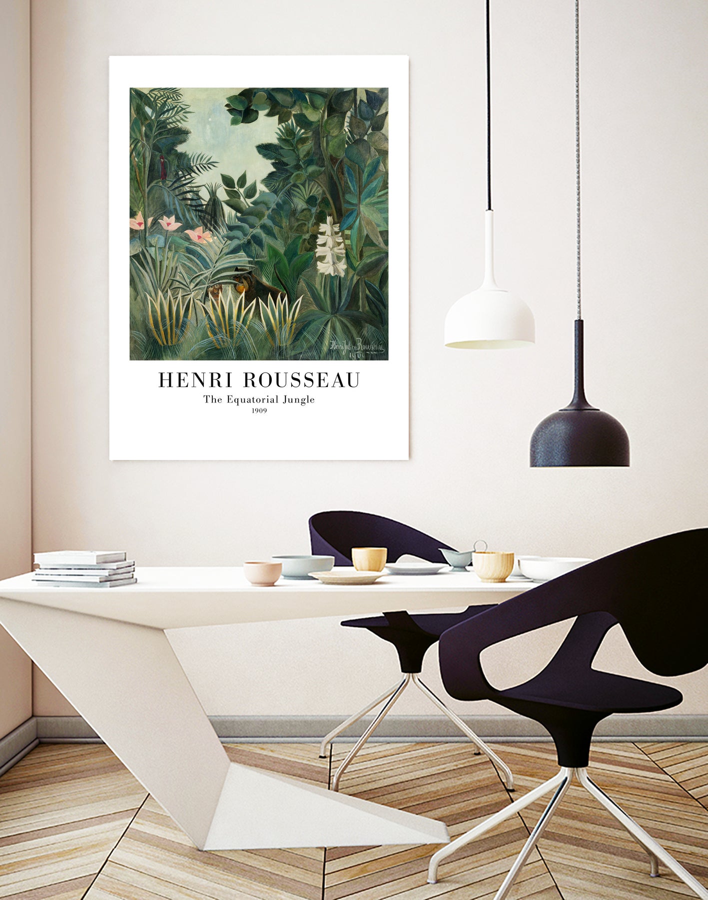 The Equatorial Jungle by Henri Rousseau on GIANT ART - henri rousseau nature and landscapes henri rousseau