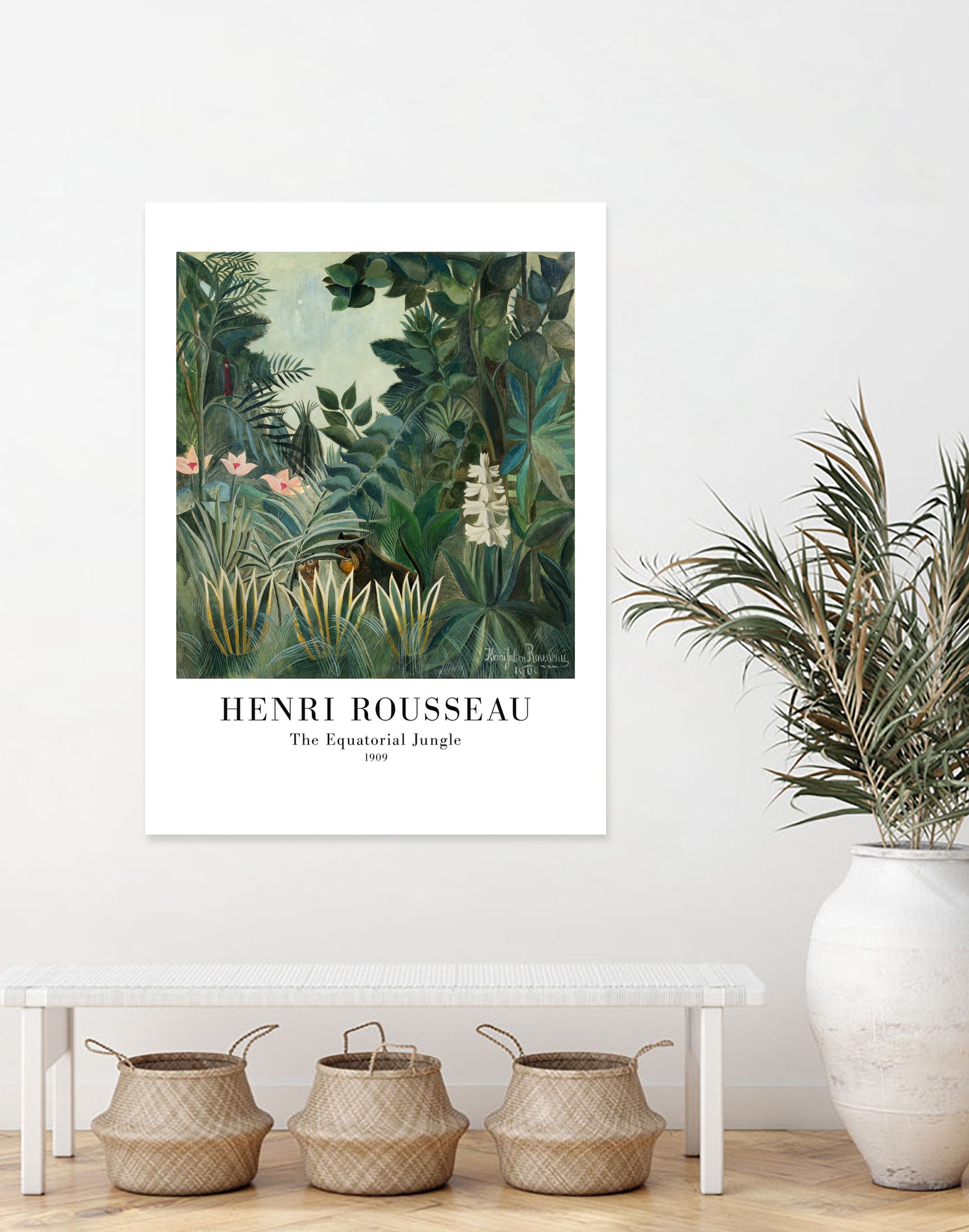The Equatorial Jungle by Henri Rousseau on GIANT ART - henri rousseau nature and landscapes henri rousseau