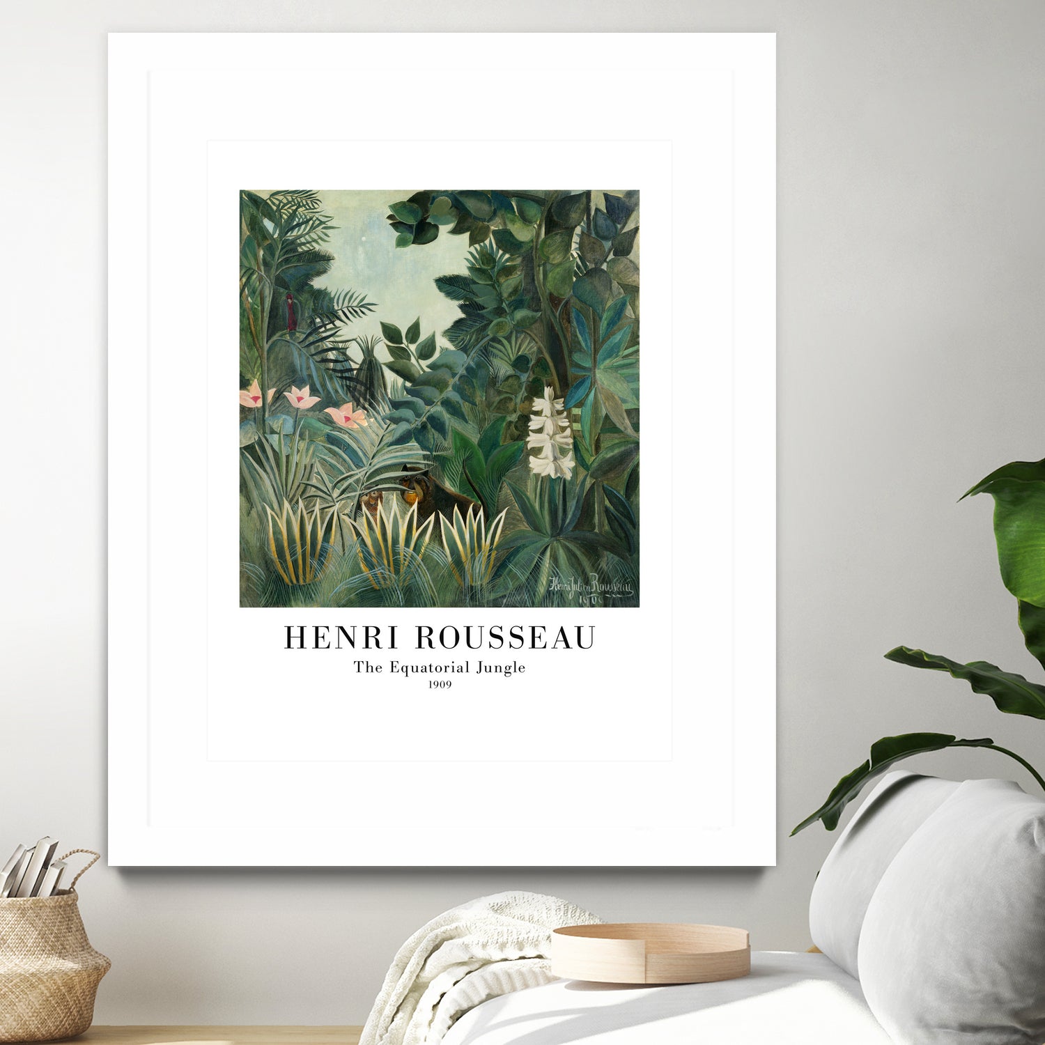 The Equatorial Jungle by Henri Rousseau on GIANT ART - henri rousseau nature and landscapes henri rousseau