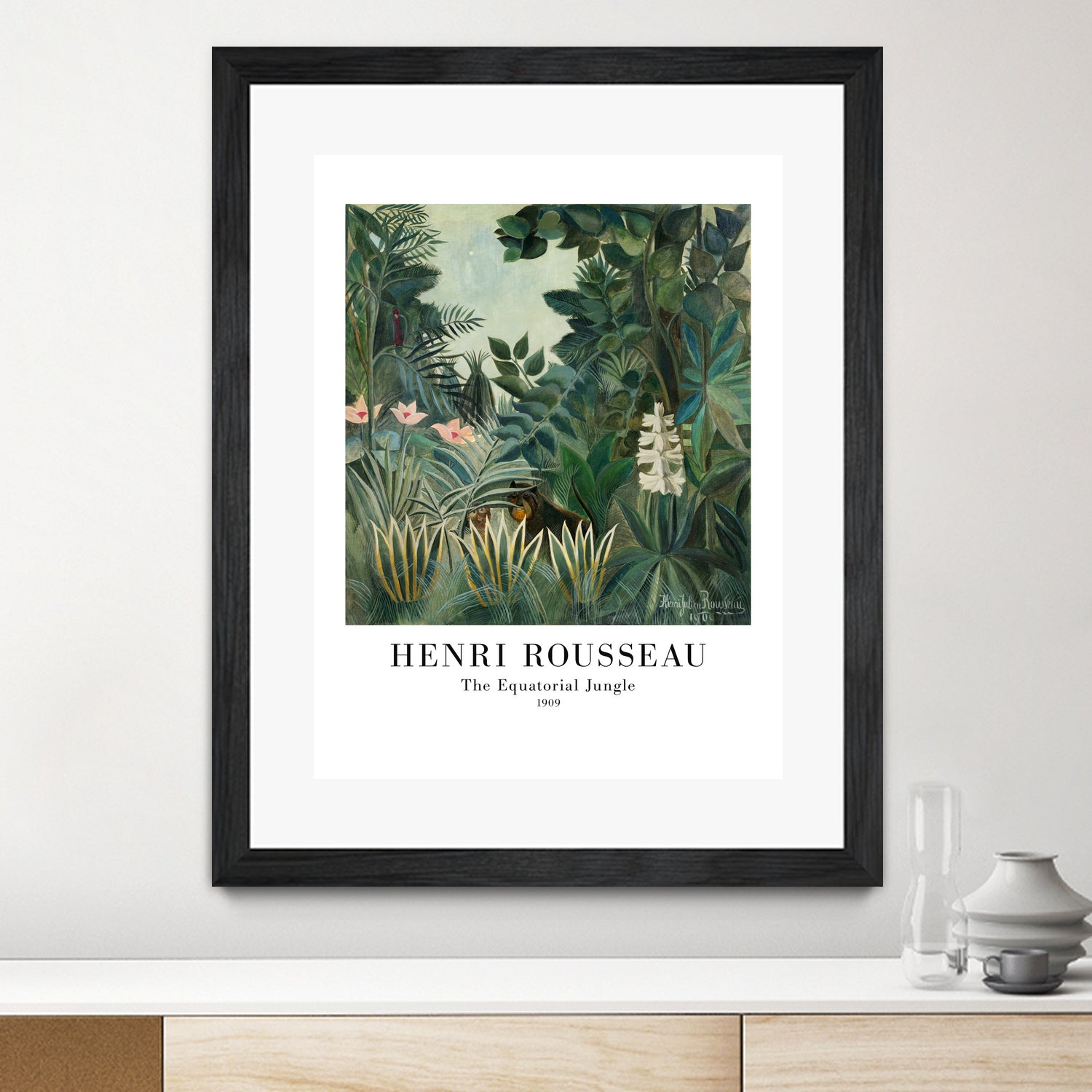 The Equatorial Jungle by Henri Rousseau on GIANT ART - henri rousseau nature and landscapes henri rousseau