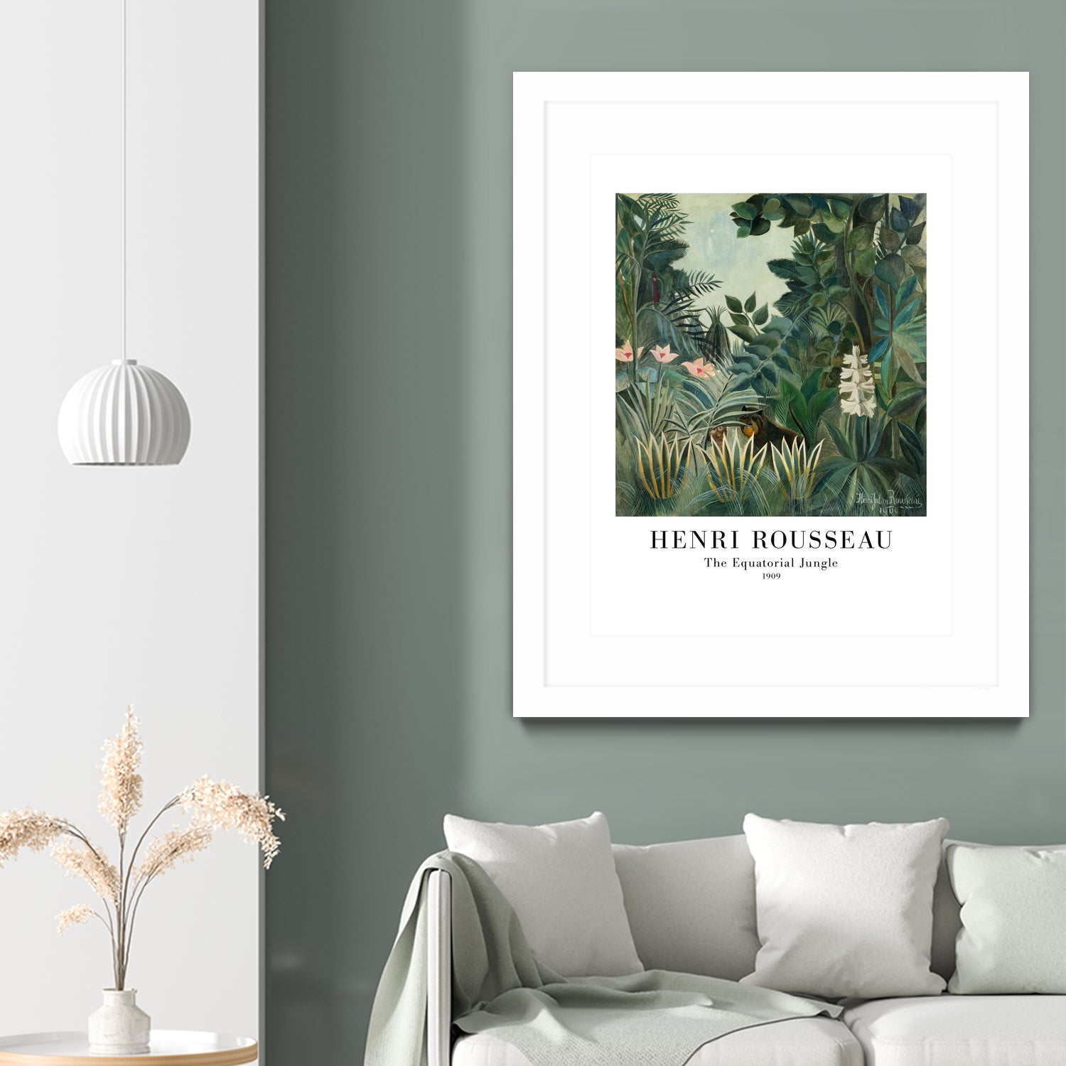 The Equatorial Jungle by Henri Rousseau on GIANT ART - henri rousseau nature and landscapes henri rousseau