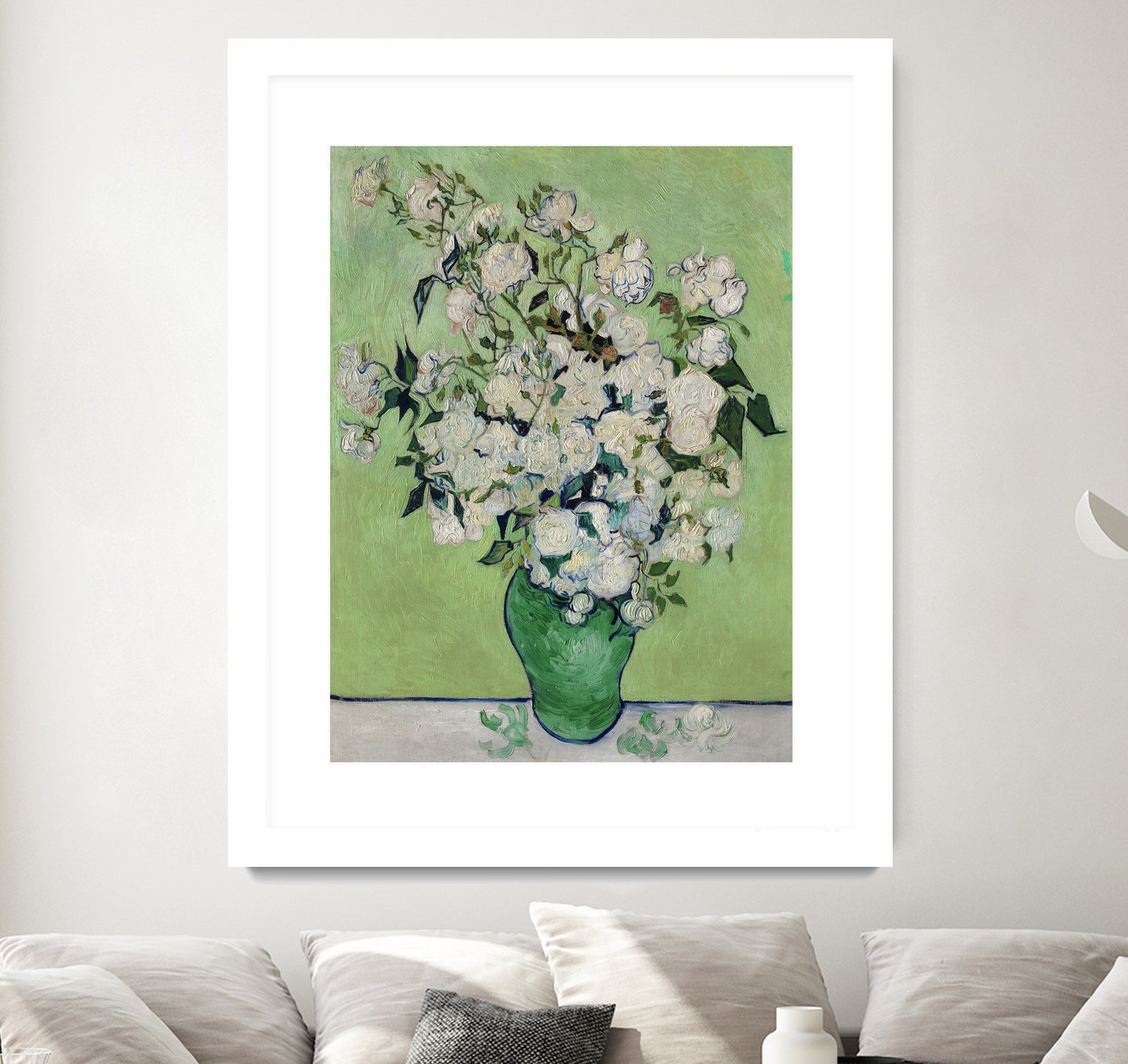 Roses by Vincent Van Gogh on GIANT ART - vincent van gogh paintings vincent van gogh