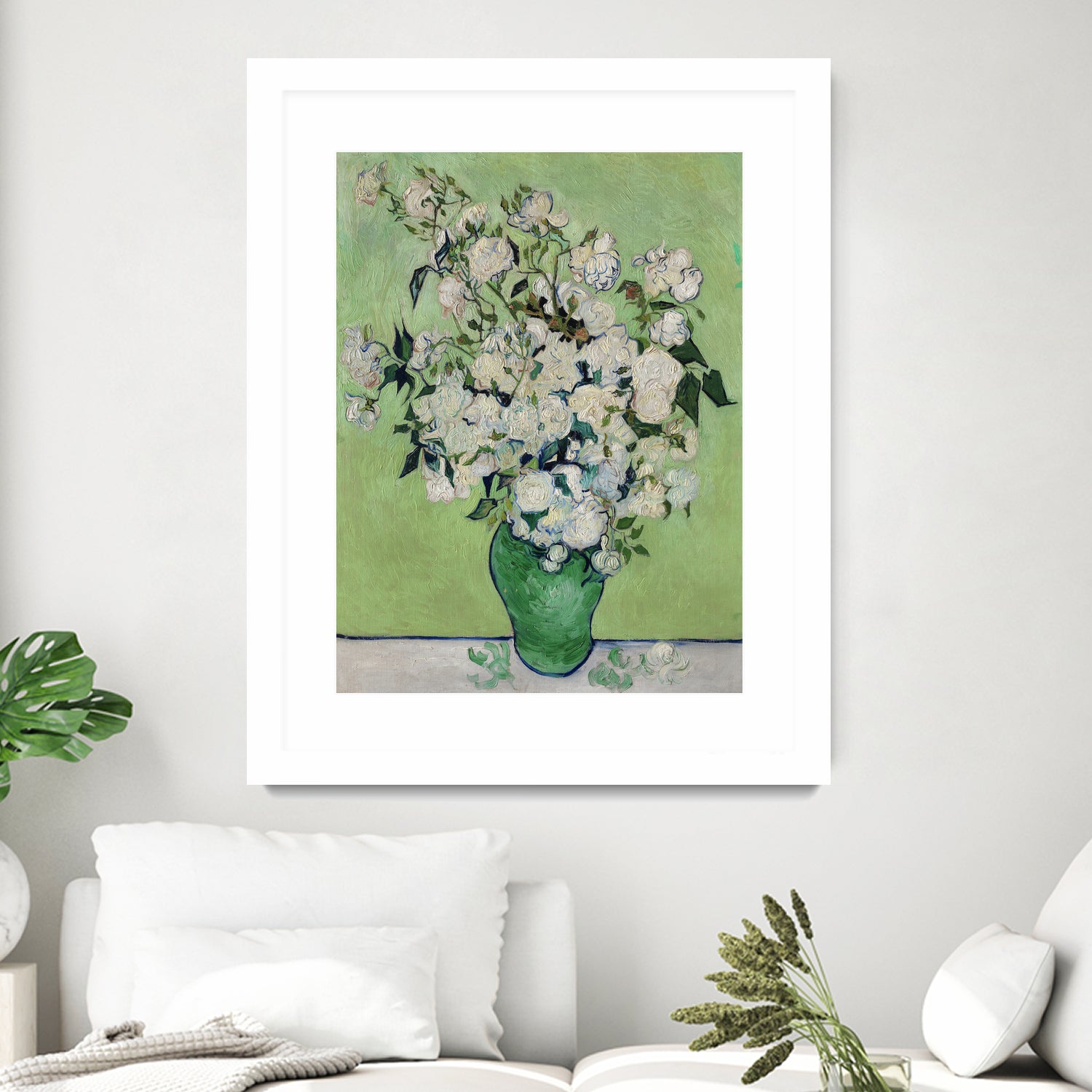 Roses by Vincent Van Gogh on GIANT ART - vincent van gogh paintings vincent van gogh