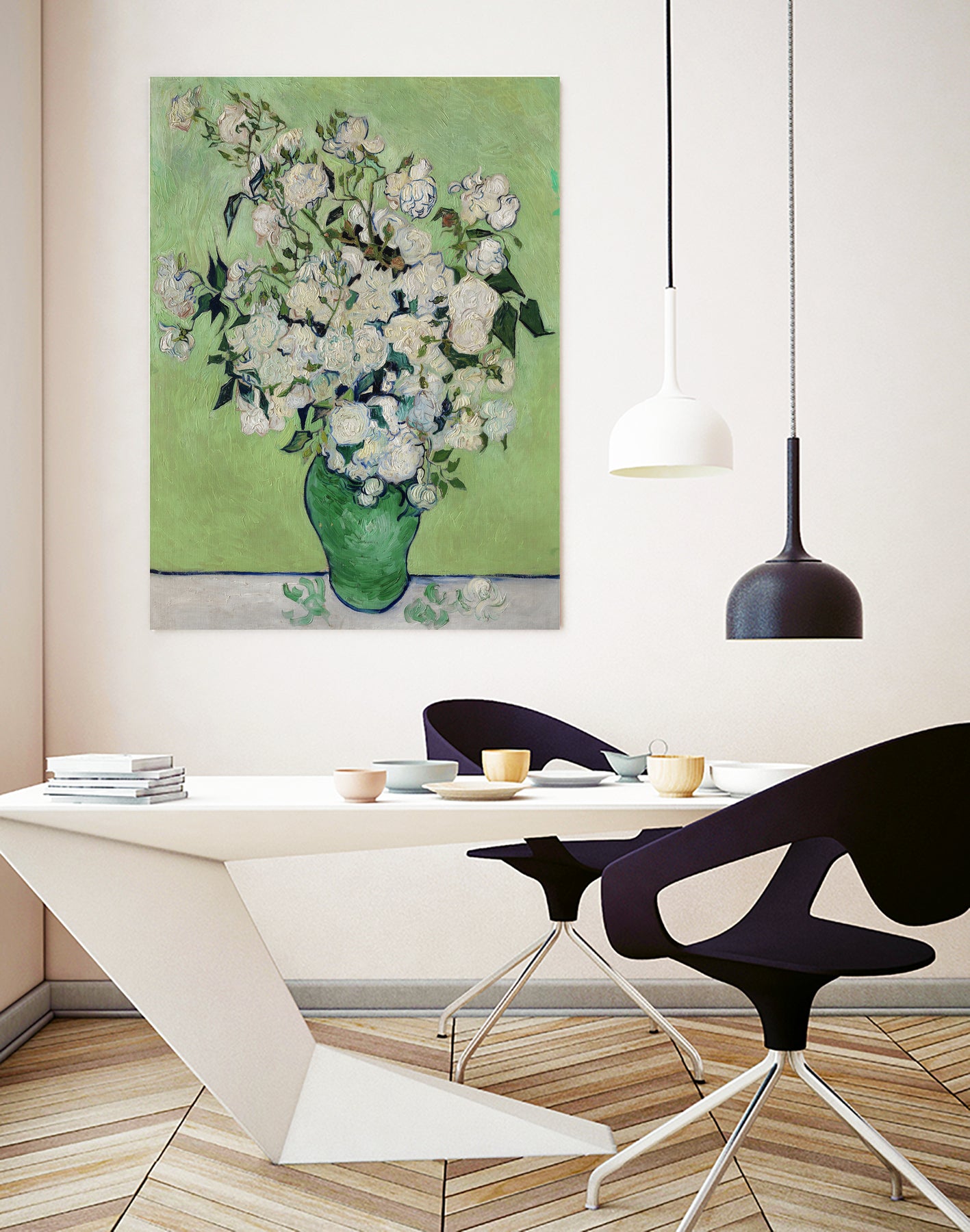 Roses by Vincent Van Gogh on GIANT ART - vincent van gogh paintings vincent van gogh