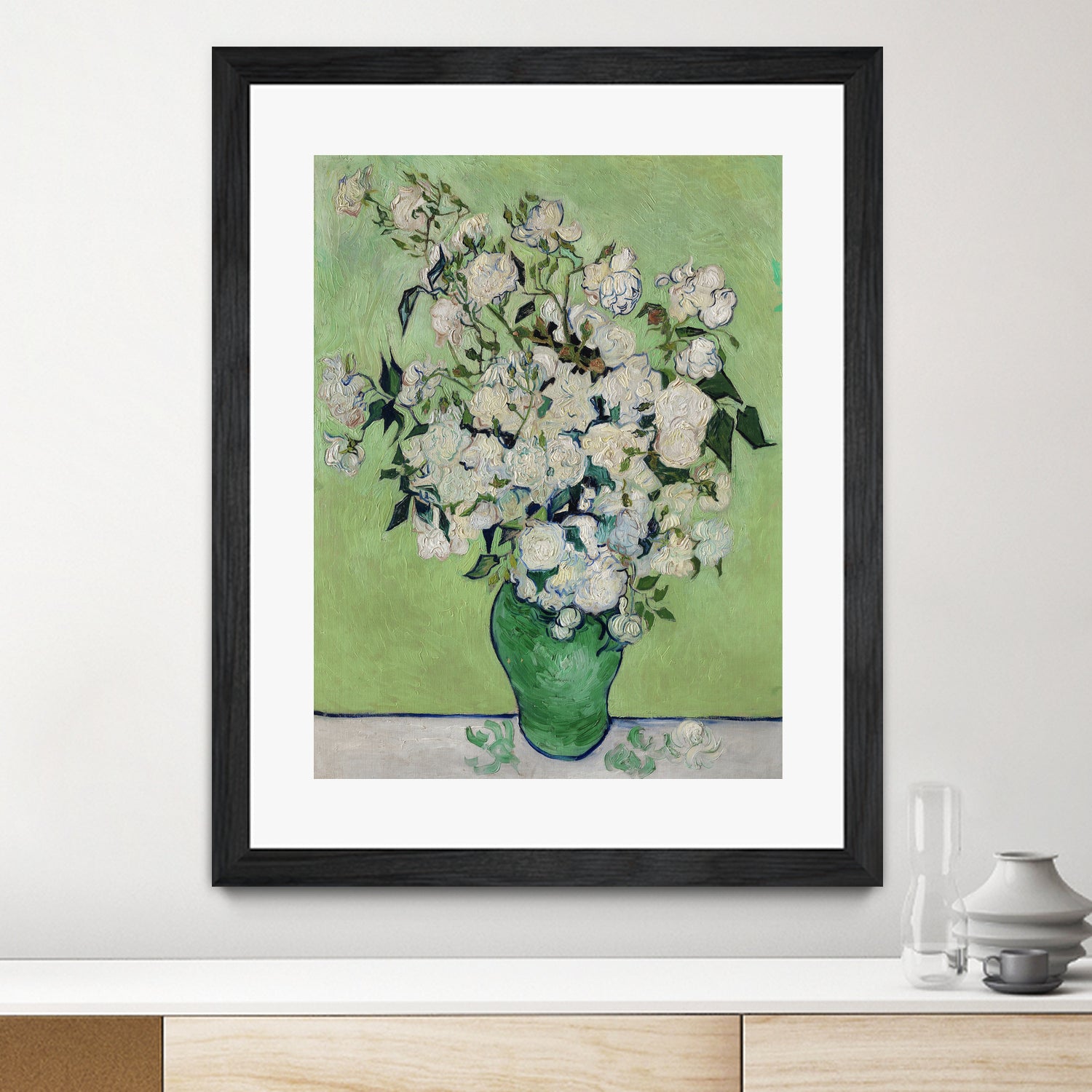 Roses by Vincent Van Gogh on GIANT ART - vincent van gogh paintings vincent van gogh