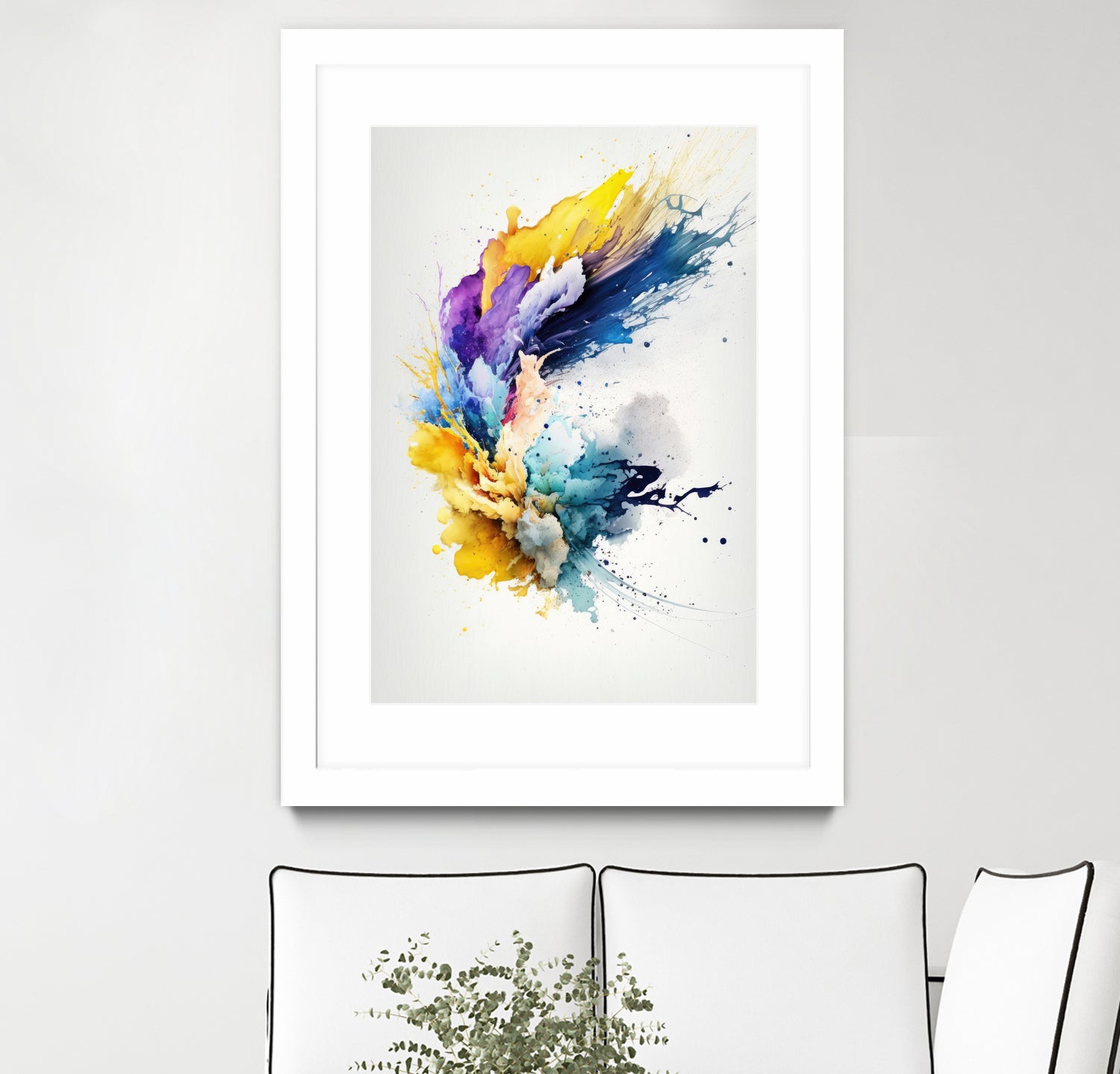 Mystic Fluidity by Mauro on GIANT ART - watercolors illustration watercolors