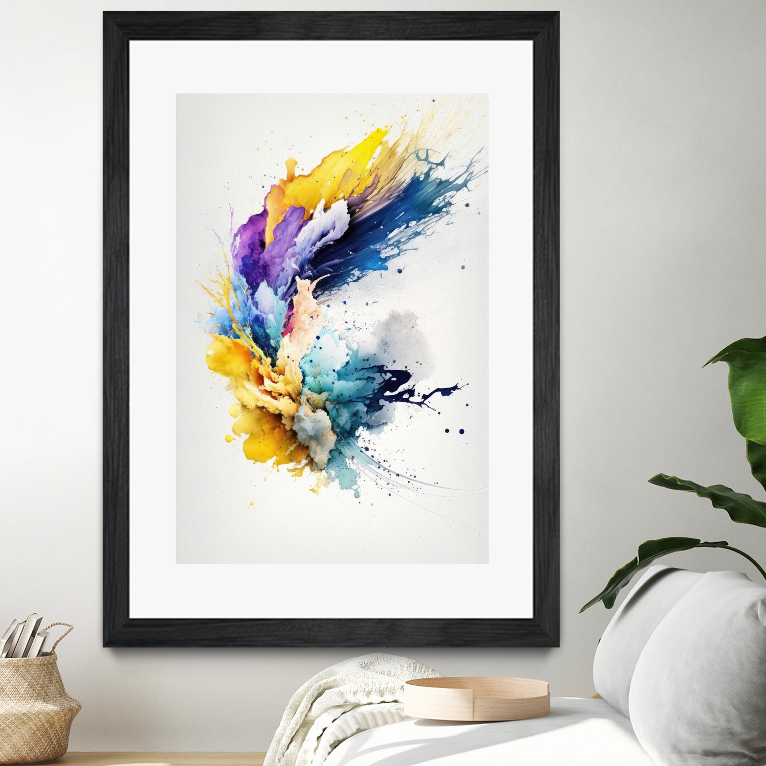 Mystic Fluidity by Mauro on GIANT ART - watercolors illustration watercolors