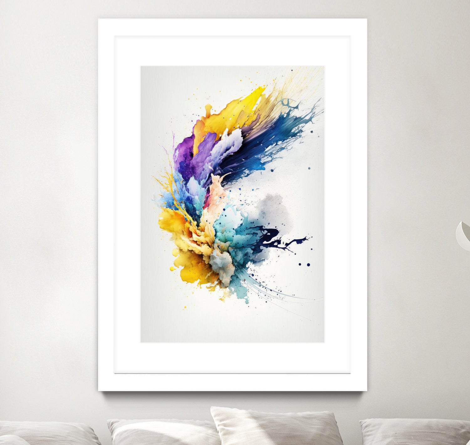 Mystic Fluidity by Mauro on GIANT ART - watercolors illustration watercolors
