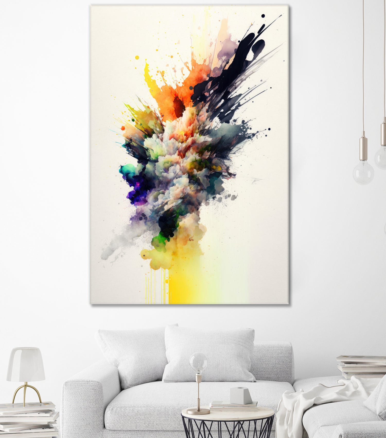 Colorful Explosion by Mauro on GIANT ART - splatter illustration splatter