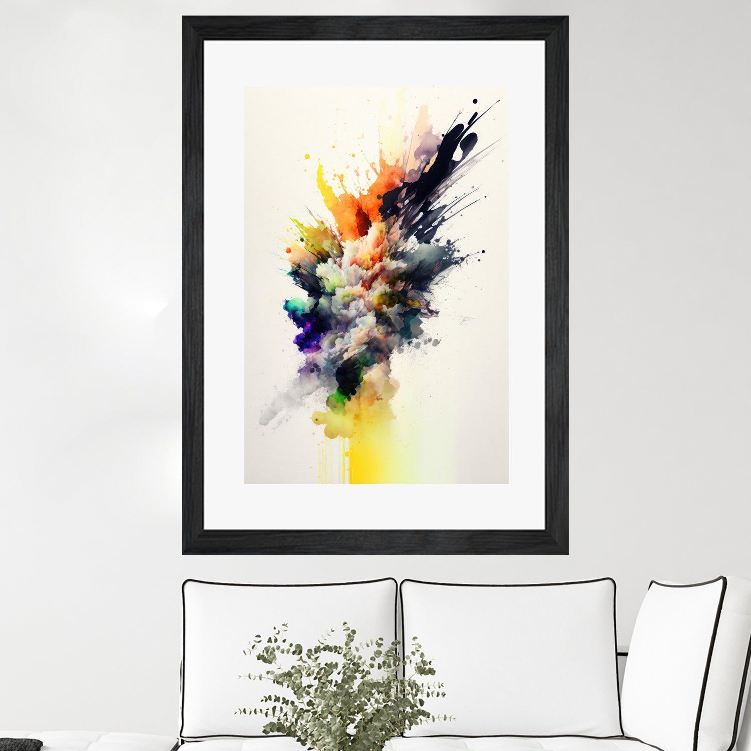 Colorful Explosion by Mauro on GIANT ART - splatter illustration splatter