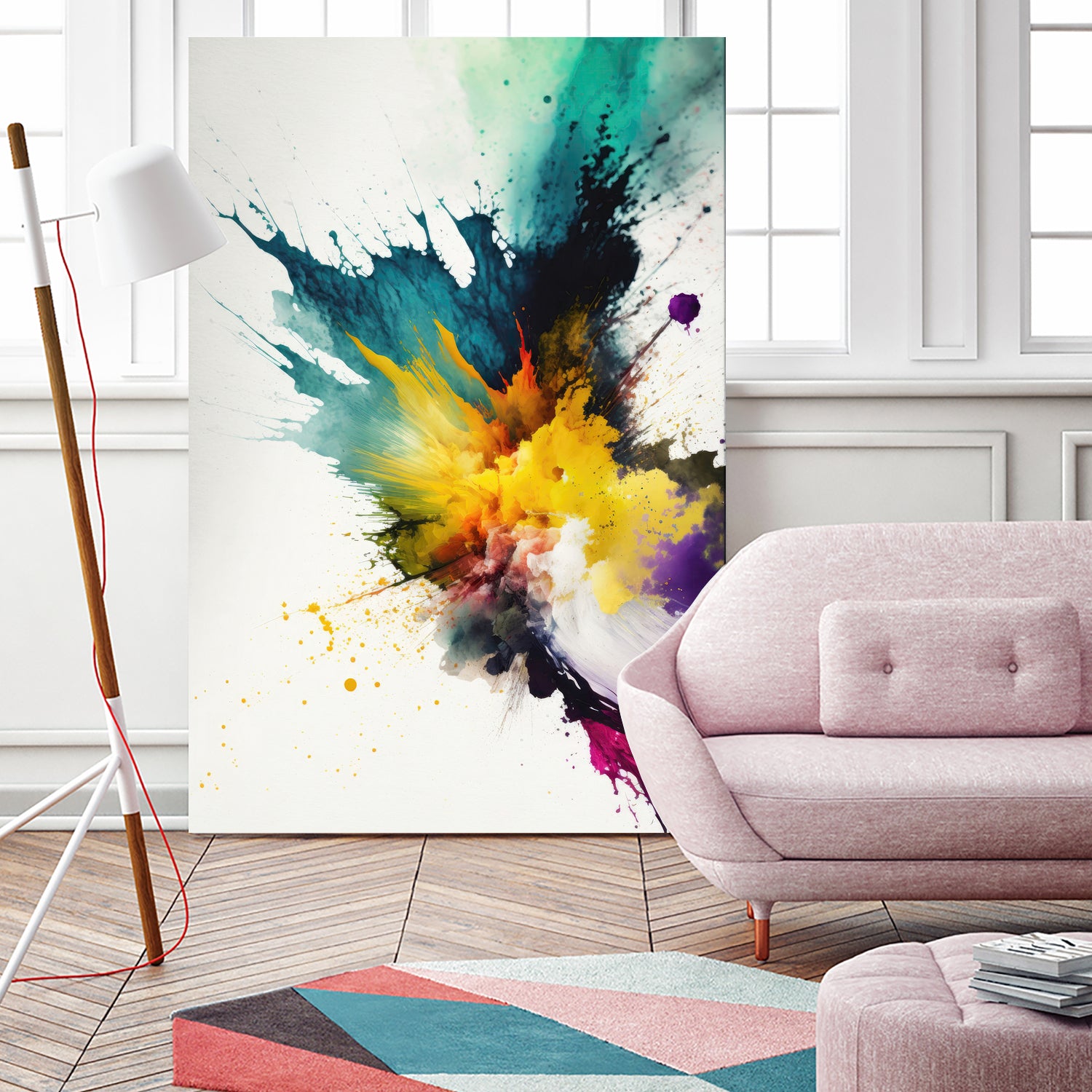 Chromatic Chaos by Mauro on GIANT ART - vibrant artwork illustration vibrant artwork