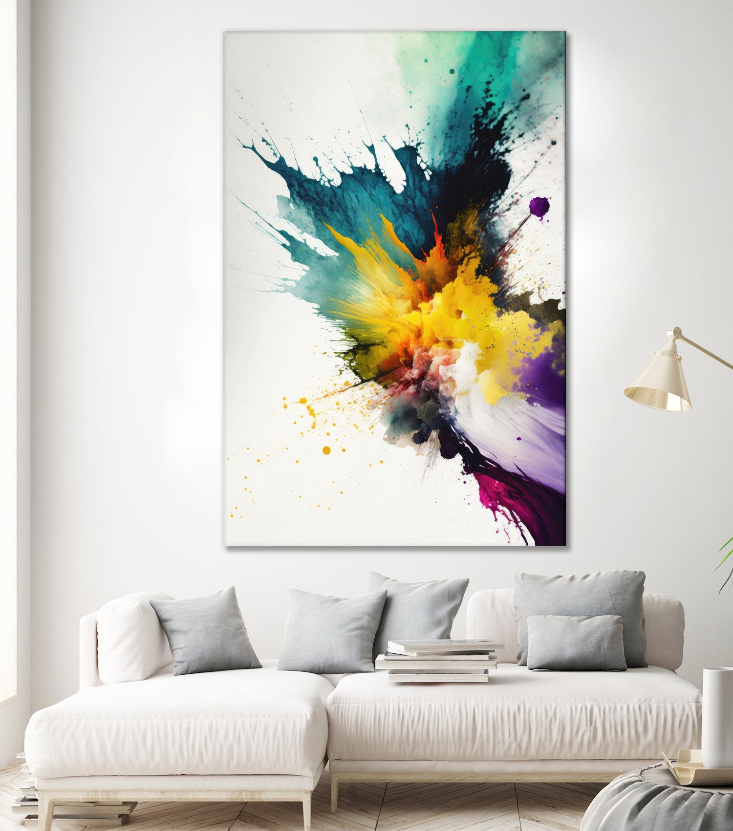 Chromatic Chaos by Mauro on GIANT ART - vibrant artwork illustration vibrant artwork