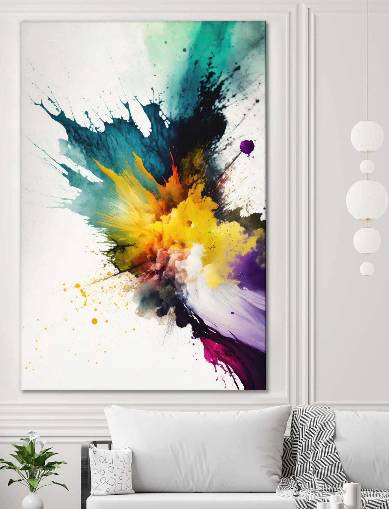 Chromatic Chaos by Mauro on GIANT ART - vibrant artwork illustration vibrant artwork