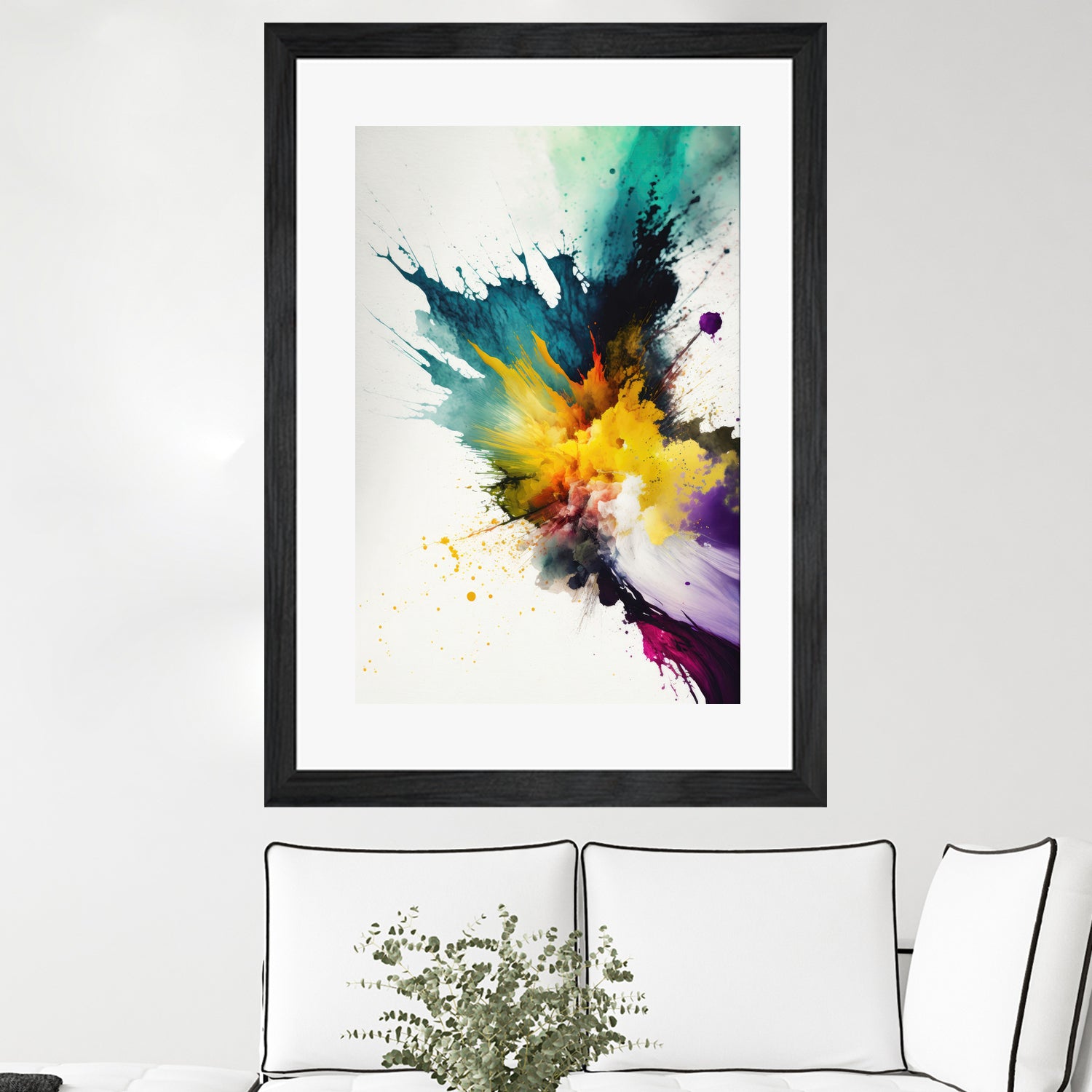 Chromatic Chaos by Mauro on GIANT ART - vibrant artwork illustration vibrant artwork
