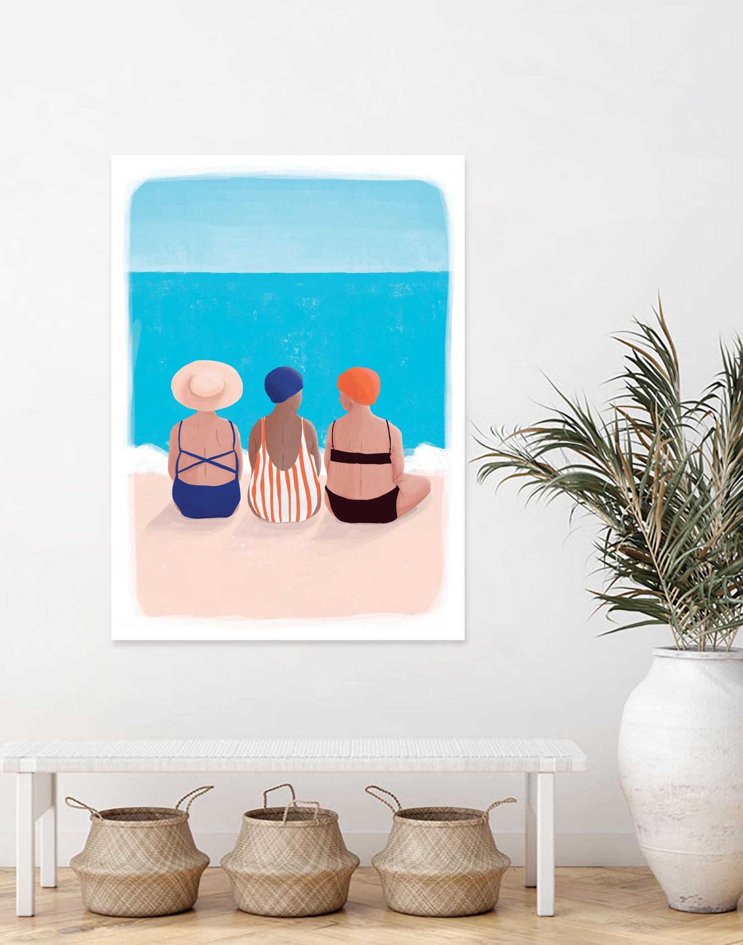 Cakula by Maja on GIANT ART - blue figurative hats