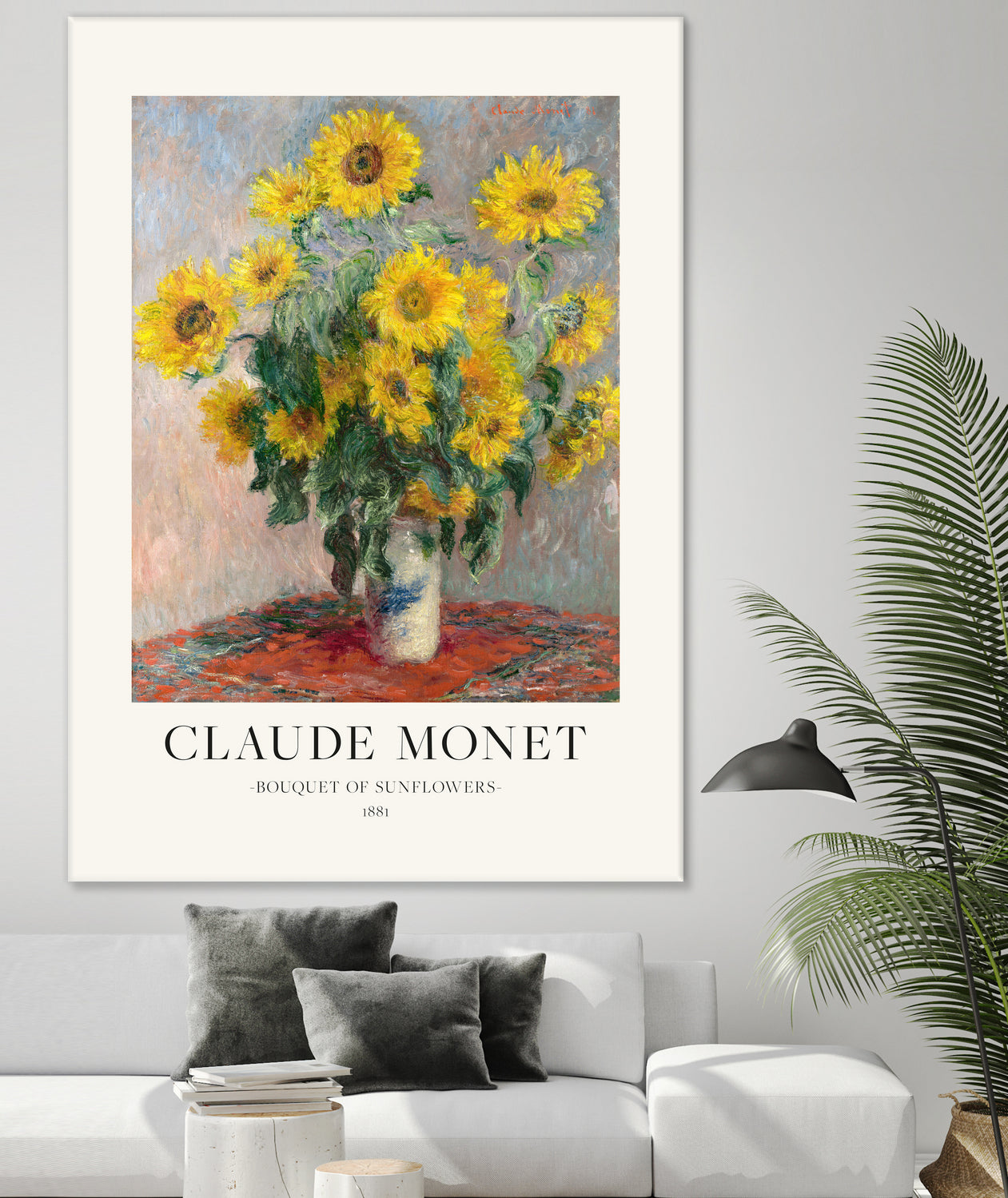 Bouquet Of Sunflowers by Claude Monet on GIANT ART - claude monet paintings claude monet