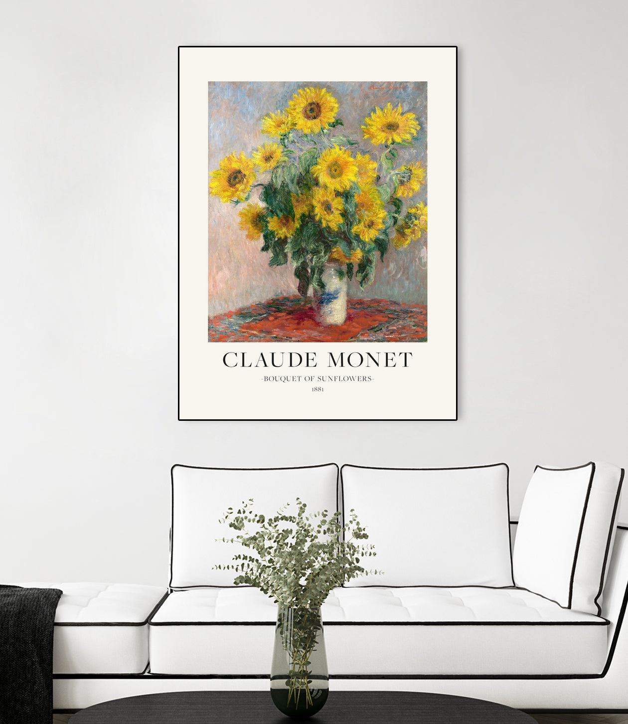 Bouquet Of Sunflowers by Claude Monet on GIANT ART - claude monet paintings claude monet