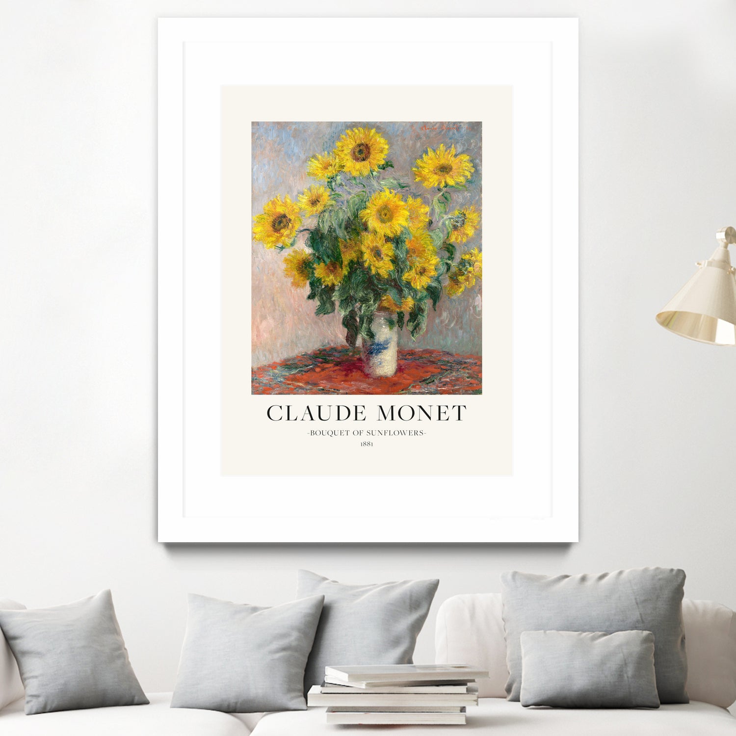 Bouquet Of Sunflowers by Claude Monet on GIANT ART - claude monet paintings claude monet