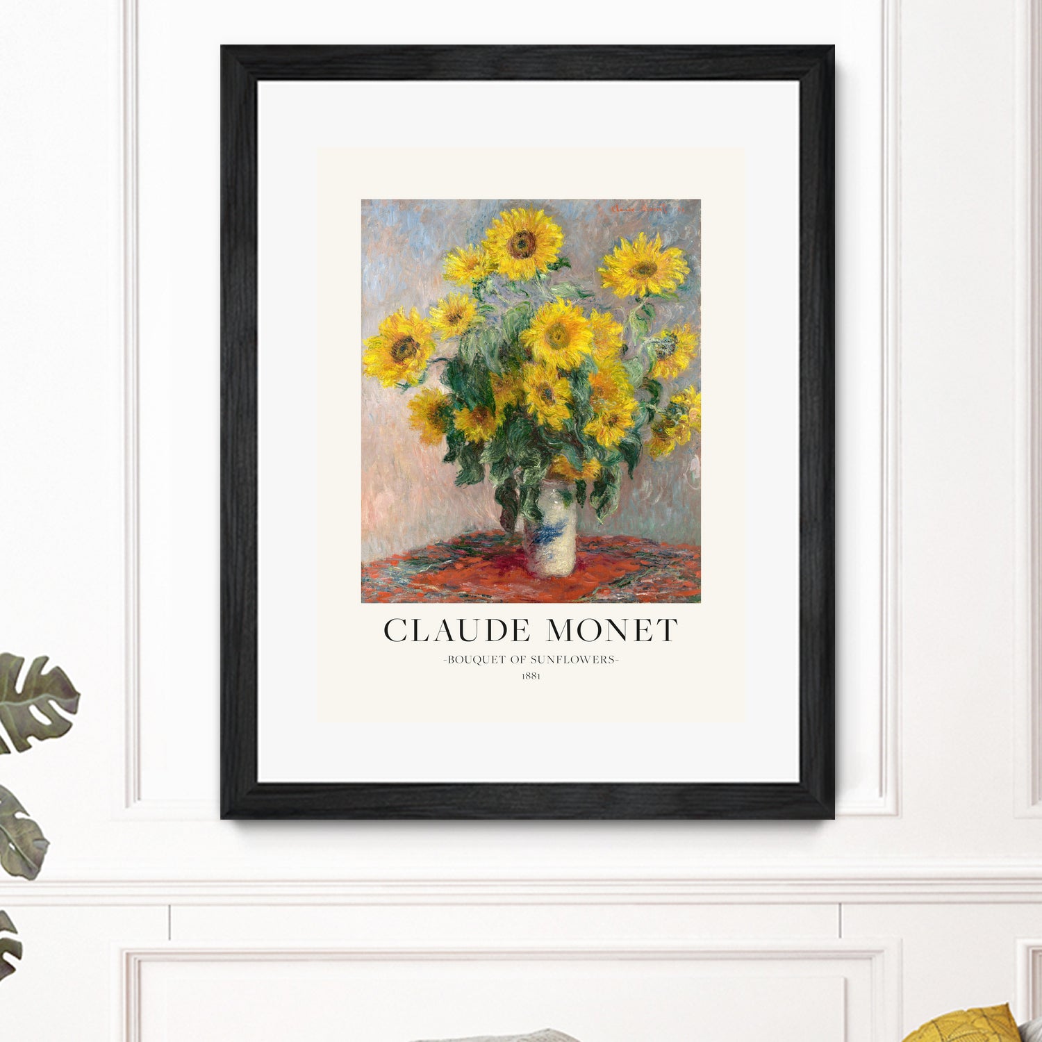 Bouquet Of Sunflowers by Claude Monet on GIANT ART - claude monet paintings claude monet