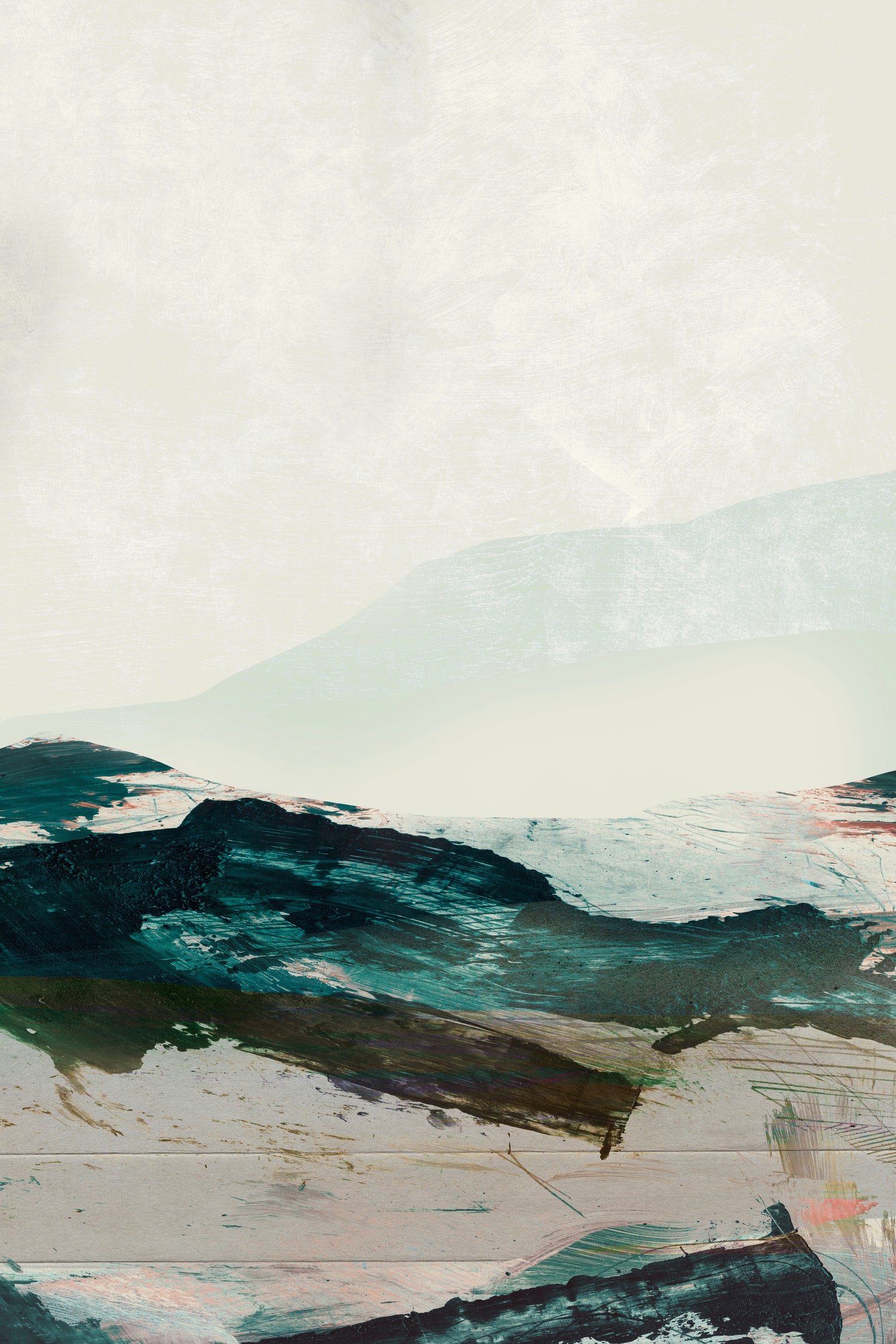 Mountains No2 by Dan hobday on GIANT ART - abstract