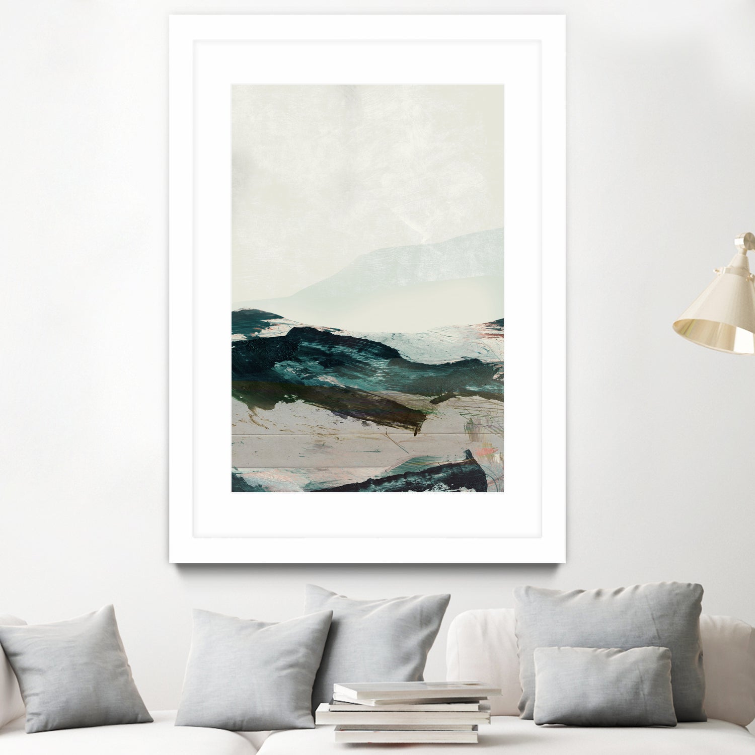 Mountains No2 by Dan hobday on GIANT ART - abstract