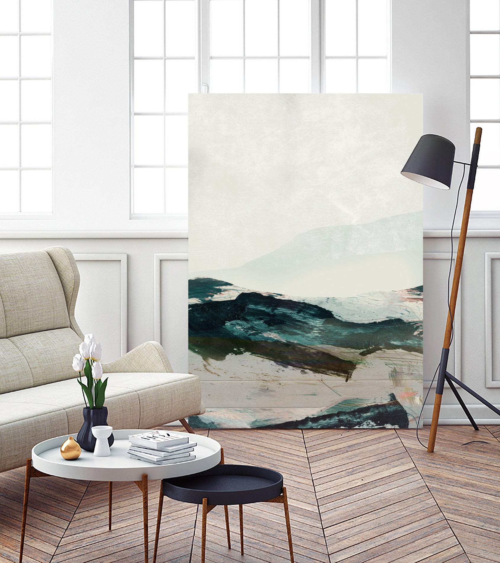 Mountains No2 by Dan hobday on GIANT ART - abstract