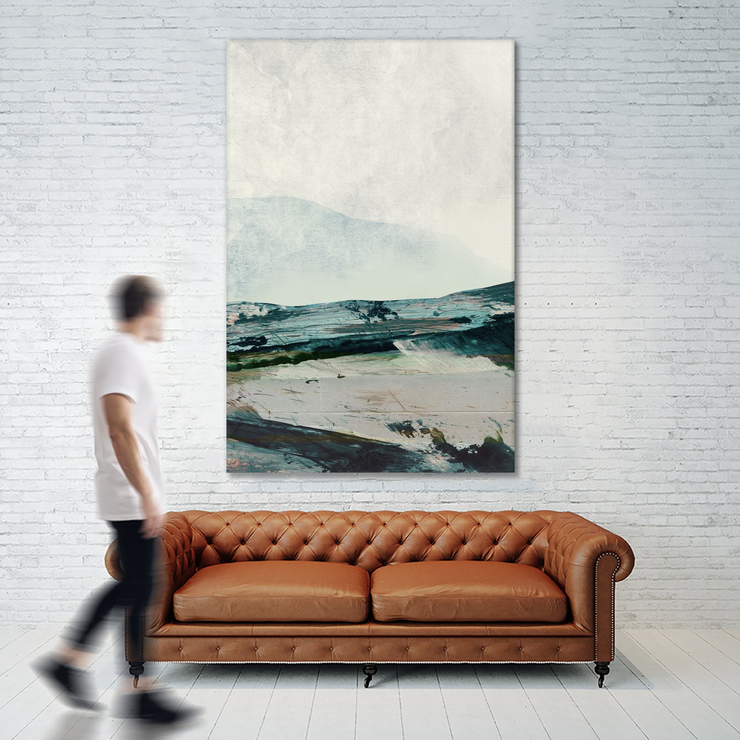 Mountains by Dan hobday on GIANT ART - abstract