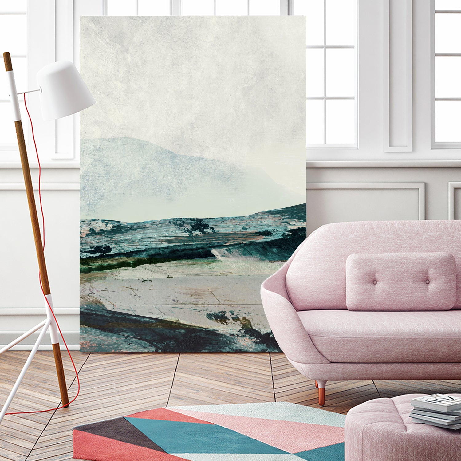 Mountains by Dan hobday on GIANT ART - abstract