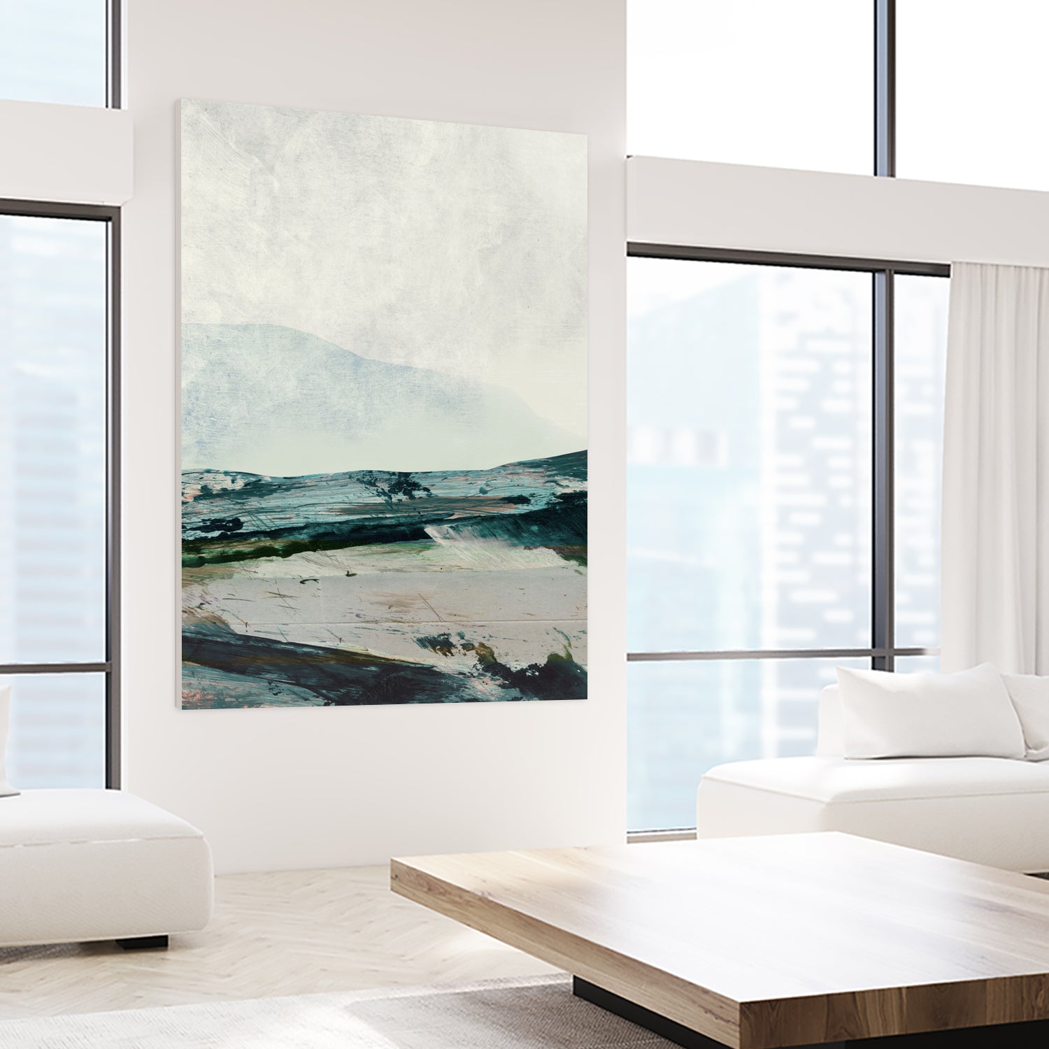 Mountains by Dan hobday on GIANT ART - abstract