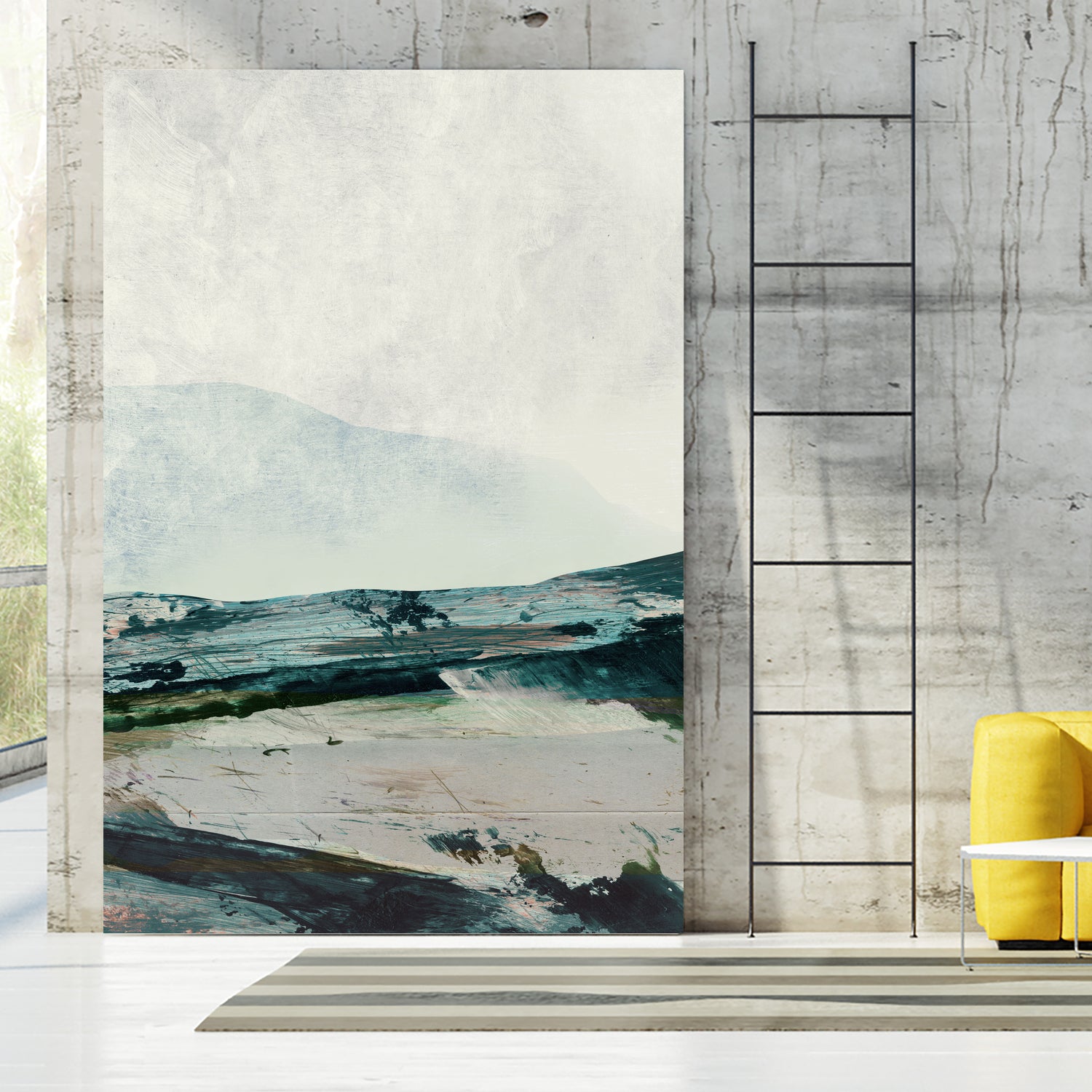 Mountains by Dan hobday on GIANT ART - abstract