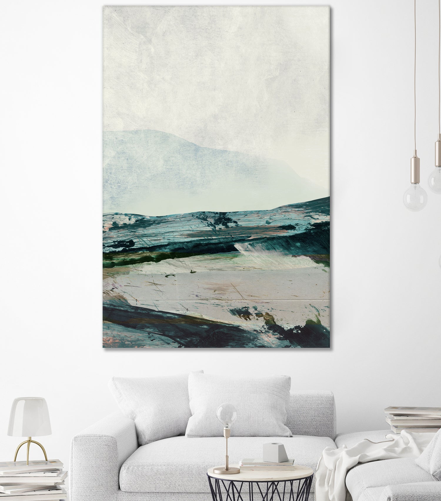 Mountains by Dan hobday on GIANT ART - abstract