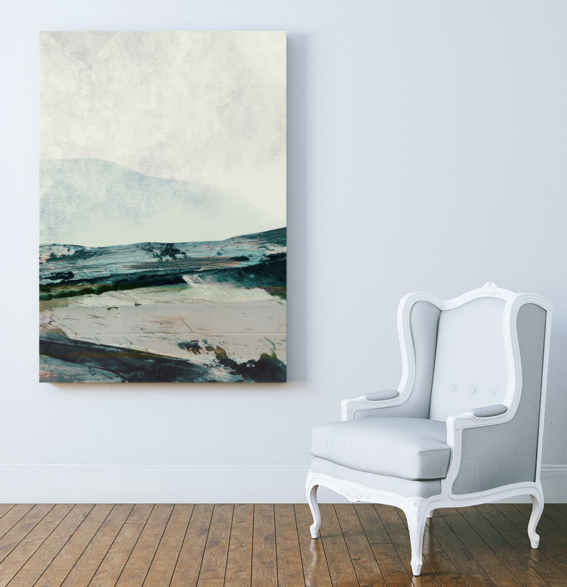 Mountains by Dan hobday on GIANT ART - abstract