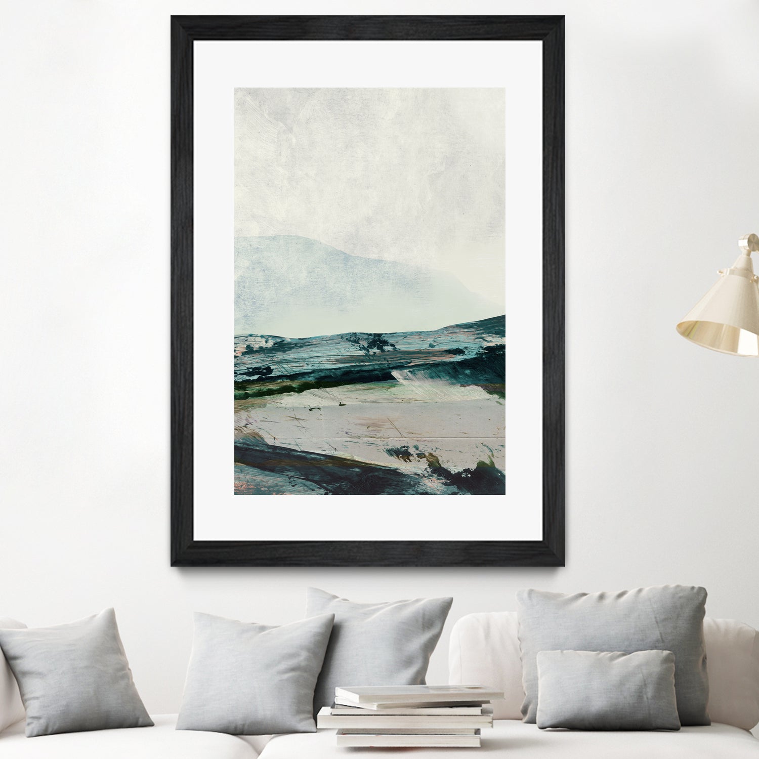 Mountains by Dan hobday on GIANT ART - abstract