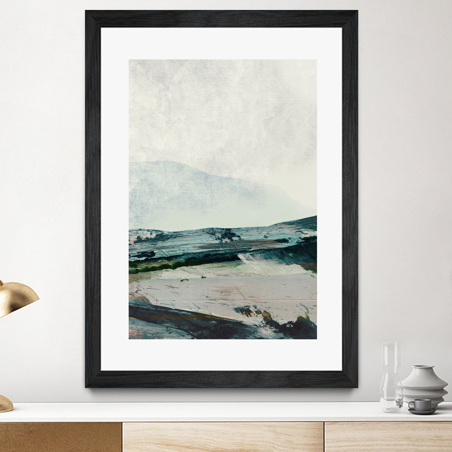 Mountains by Dan hobday on GIANT ART - abstract