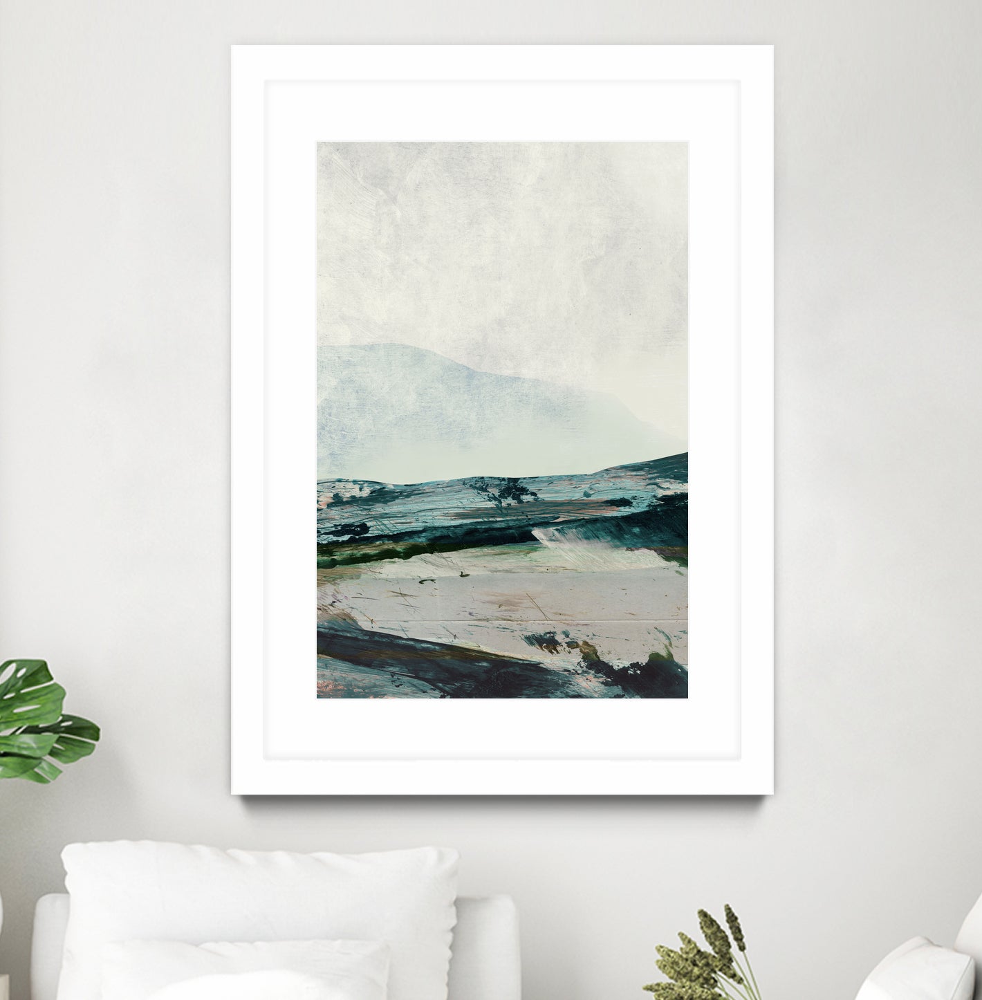 Mountains by Dan hobday on GIANT ART - abstract