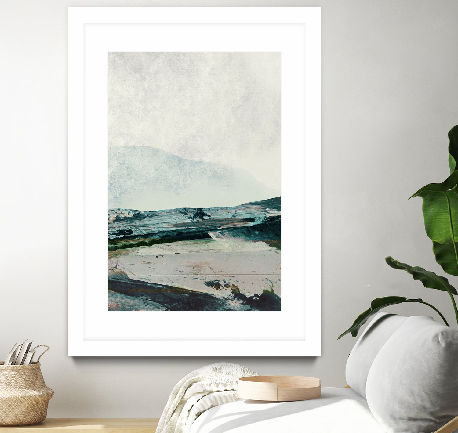 Mountains by Dan hobday on GIANT ART - abstract