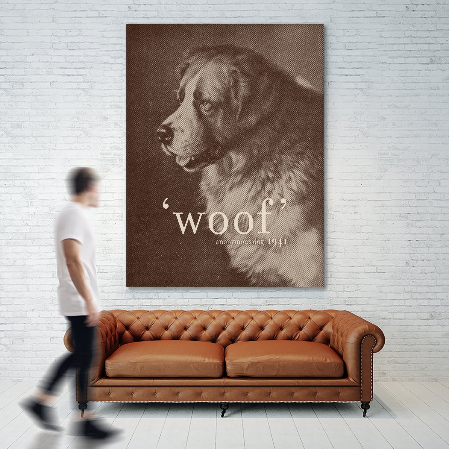 Famous Quote Dog by Florent Bodart on GIANT ART - animals quote