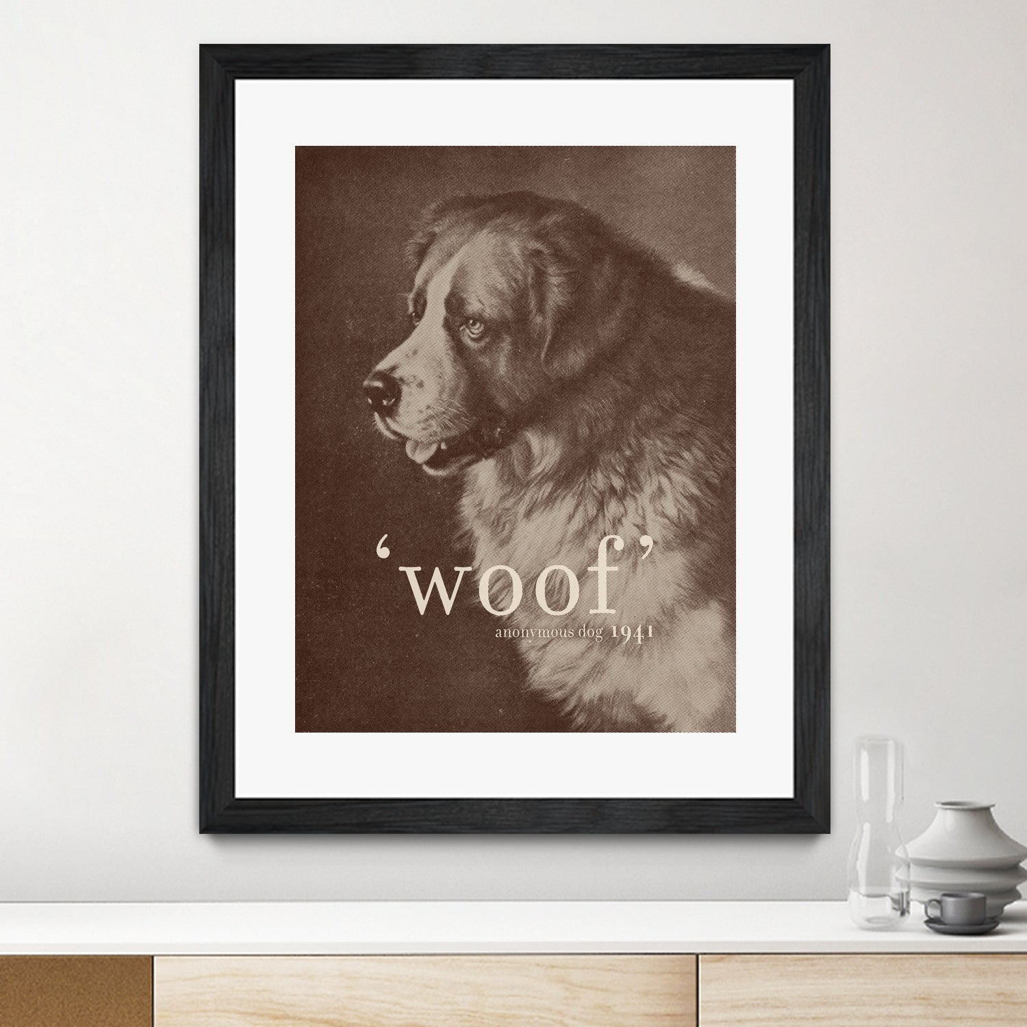 Famous Quote Dog by Florent Bodart on GIANT ART - animals quote