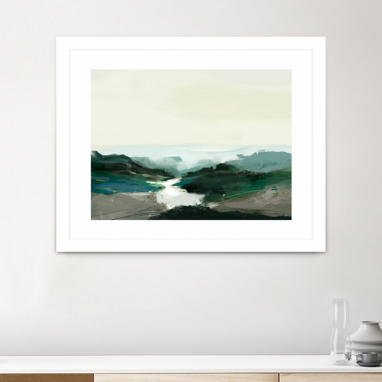 Highland View by Dan Hobday on GIANT ART - nature and landscapes landscape