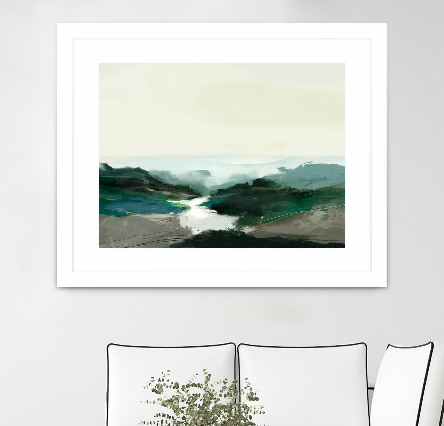Highland View by Dan Hobday on GIANT ART - nature and landscapes landscape